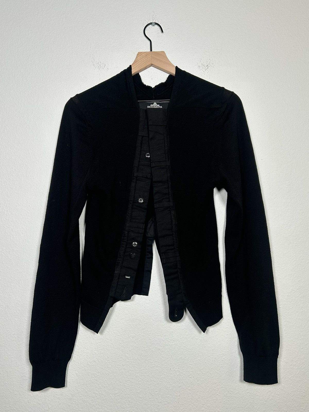 Hodakova Reconstructed trouser waistband Cardigan Size US XS / EU 42 / 0 - 1 Thumbnail