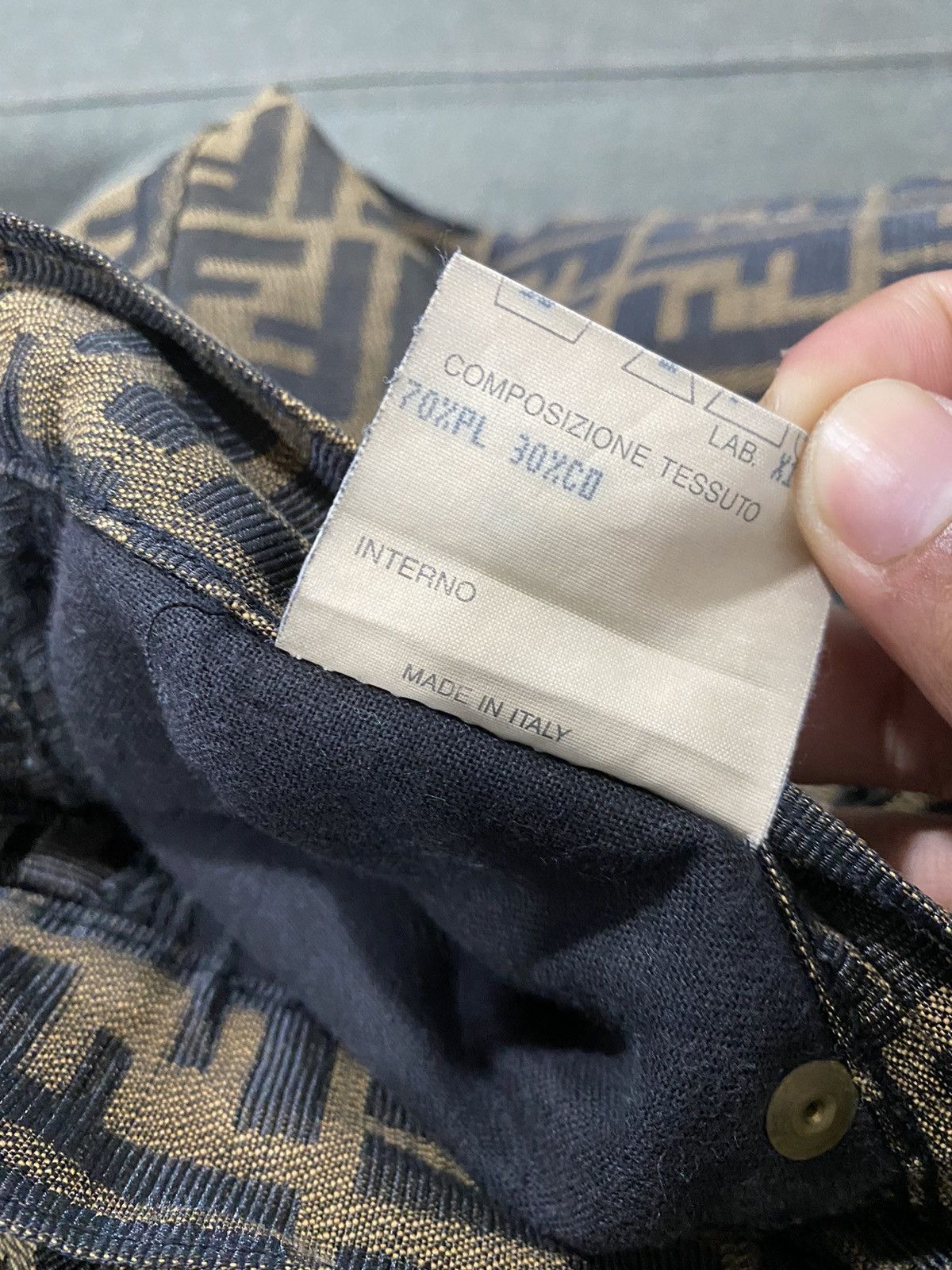 Fendi Vintage Fendi jeans Monogram Size 27" / US 4 / IT 40 - 10 Thumbnail