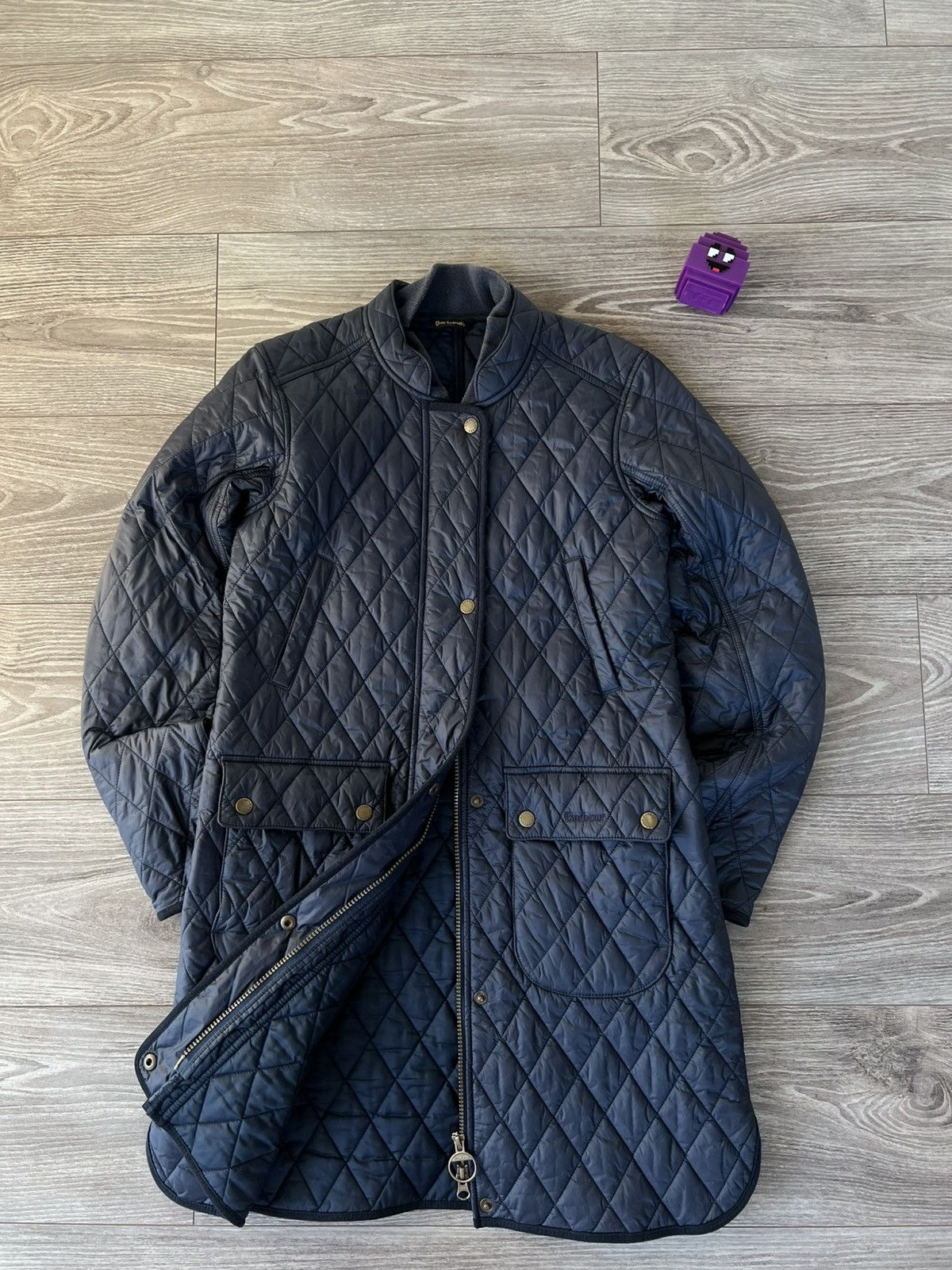 Barbour Vintage Barbour Woman’s Tarn Quilted Avant Garde Jacket Size S / US 4 / IT 40 - 4 Thumbnail