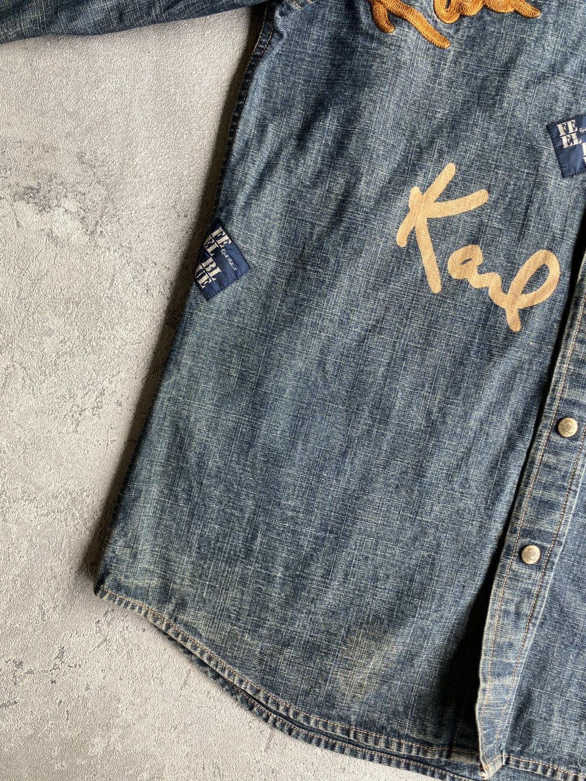 Karl Helmut Vintage Feel Blue Karl Helmut Denim Shirt Size US M / EU 48-50 / 2 - 5 Thumbnail