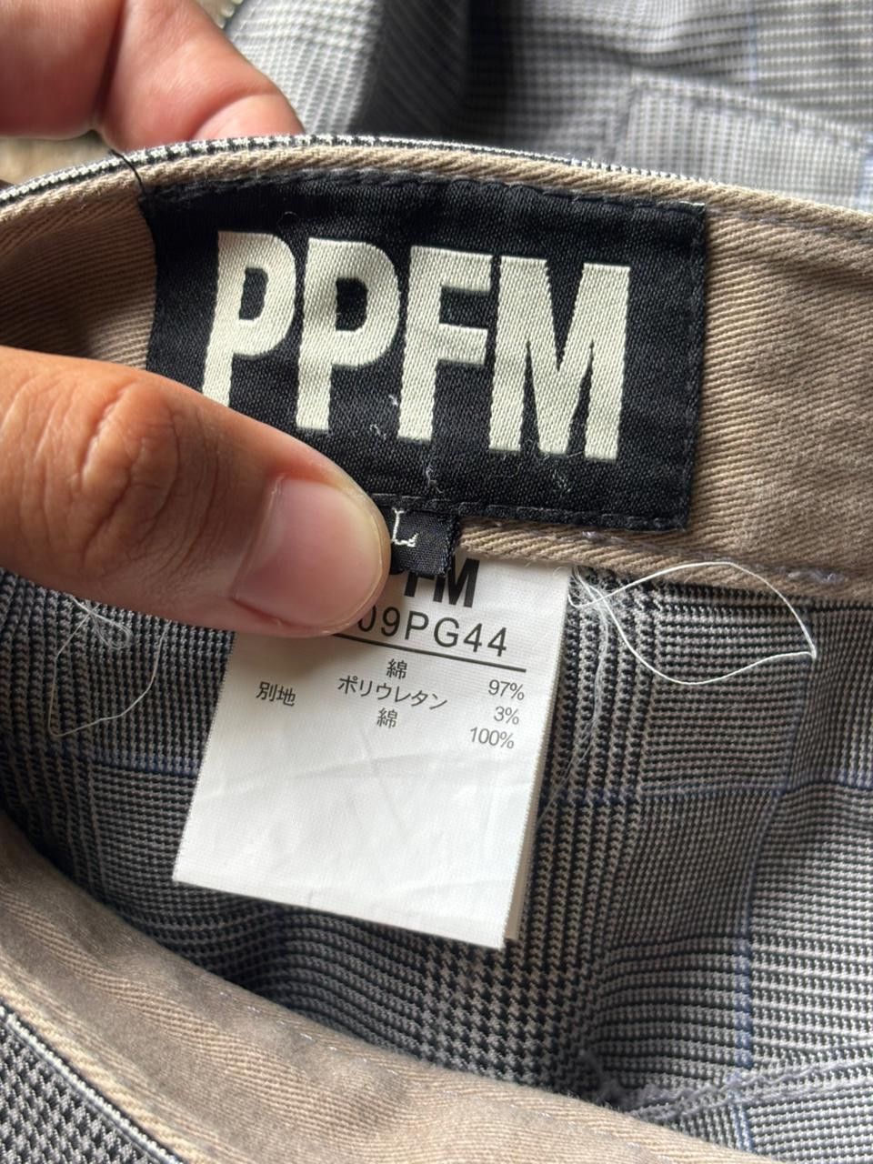 PPFM 2000s PPFM Multi Zipper Side Hybrid Adjustable Plaid Pants Size US 32 / EU 48 - 13 Thumbnail