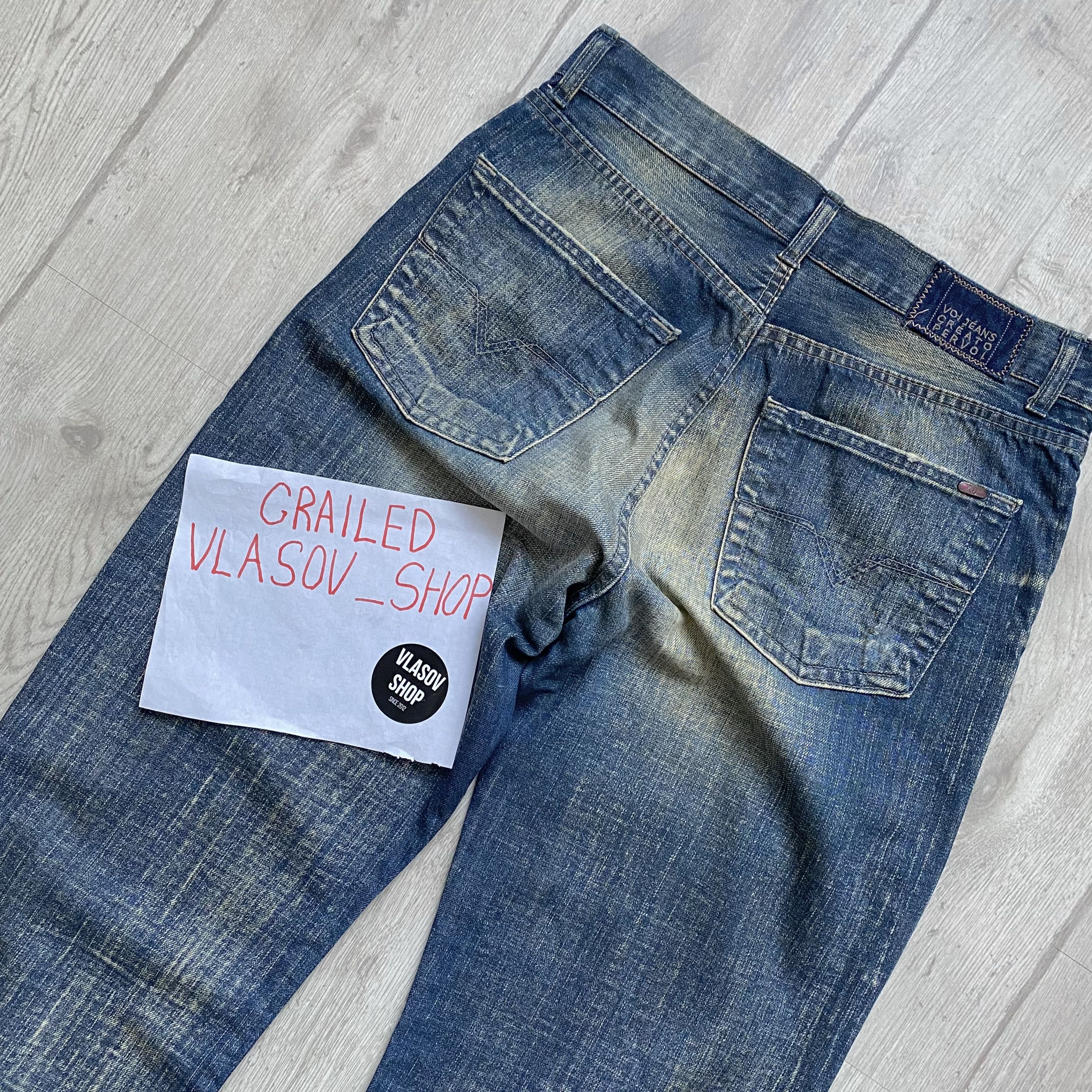 Hysteric Glamour 👖Vintage Amazing Jeans Japanese washed Denim Diesel style Size US 32 / EU 48 - 8 Thumbnail