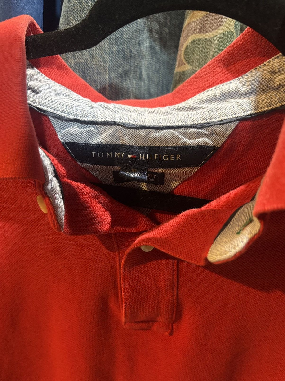 Tommy Hilfiger Tommy Hilfiger Red Polo Shirt Size US XL / EU 56 / 4 - 3 Thumbnail