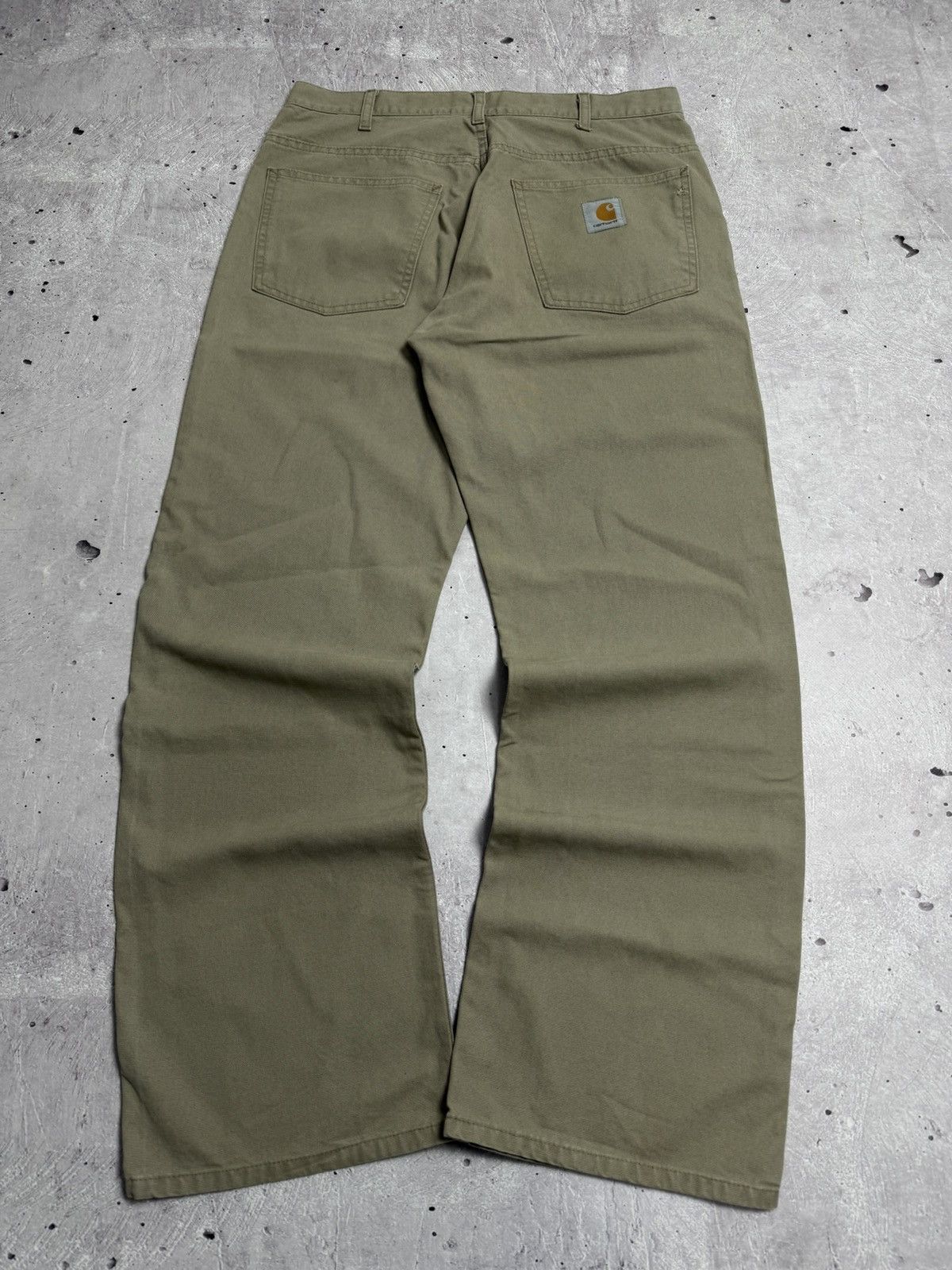 Carhartt × Vintage Vintage Carhartt Beige Staff Pants Size US 32 / EU 48 - 3 Thumbnail