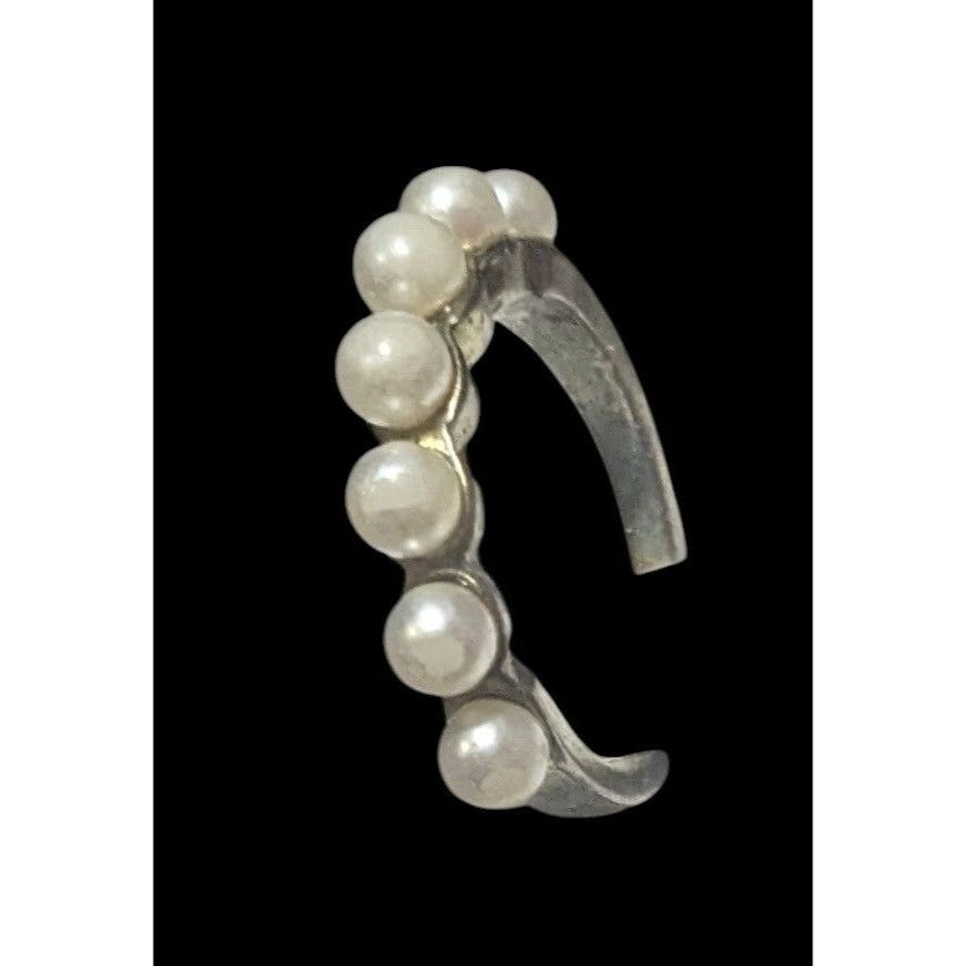 Other Vintage Coquette Glam Single Row Faux Pearl Ring Size 6 Size ONE SIZE - 13 Thumbnail