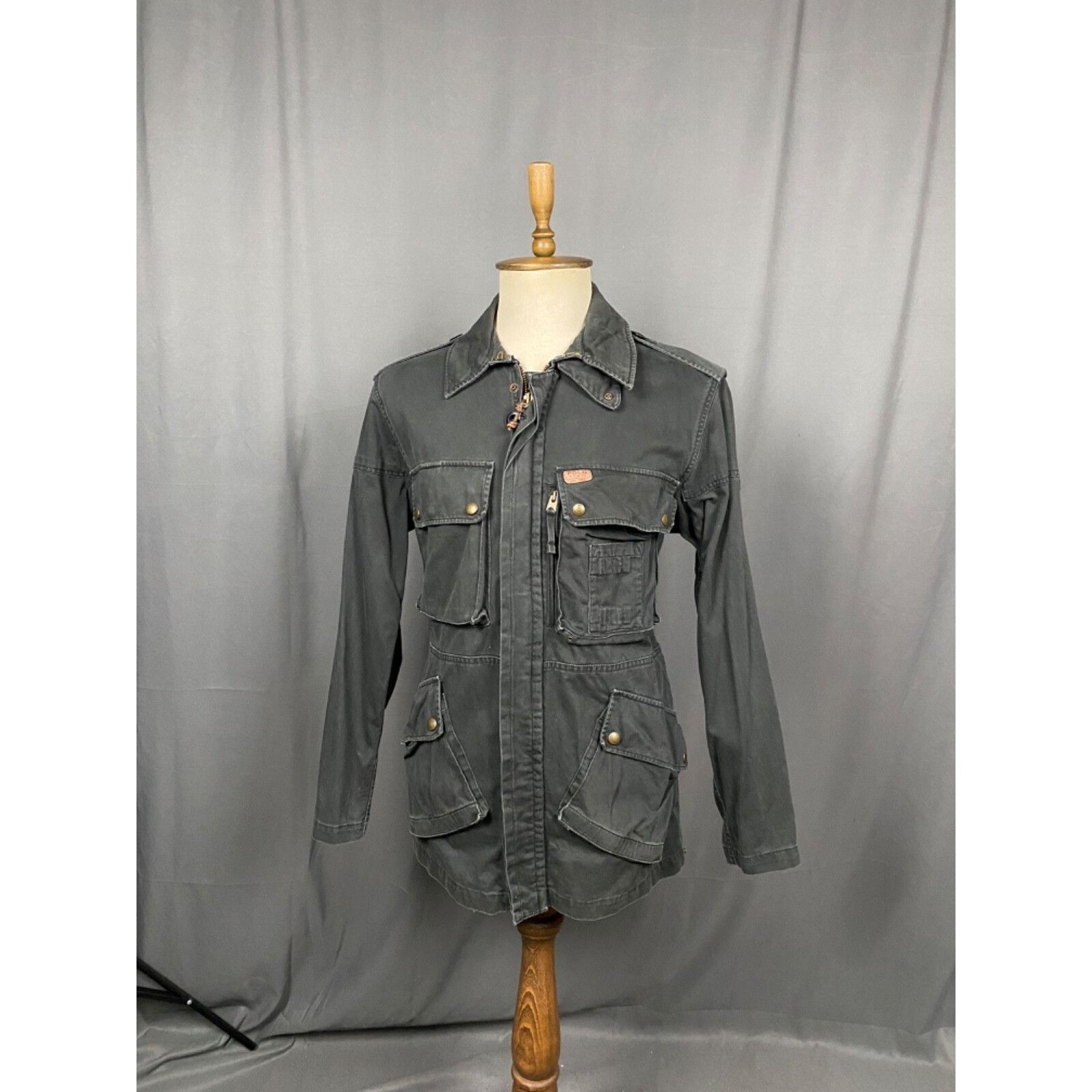 Polo Ralph Lauren Polo Ralph Lauren VTG Men's Black Denim Multipocket Jacket S Size US M / EU 48-50 / 2 - 2 Thumbnail