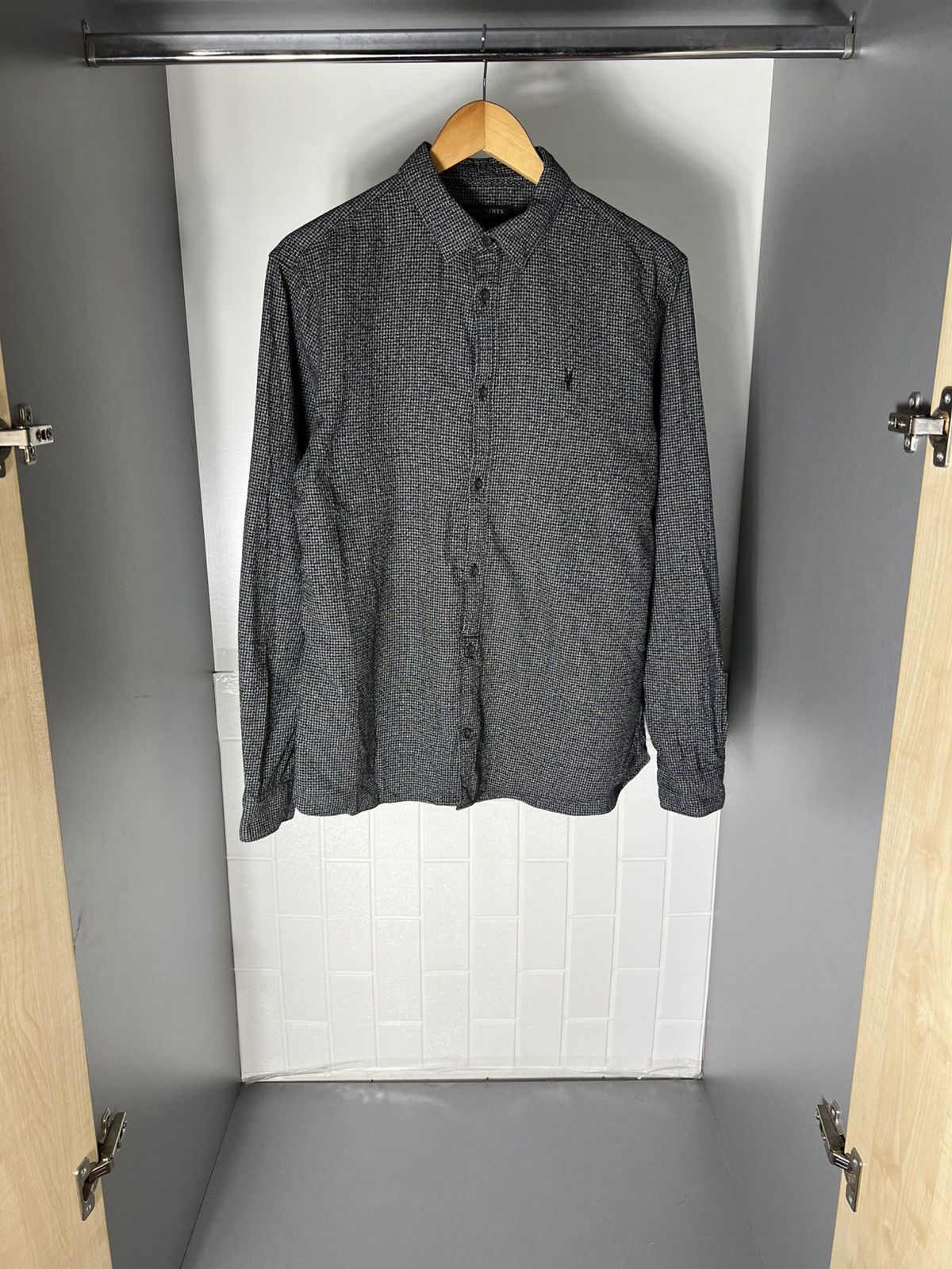 Allsaints VINTAGE ALLSAINTS BLACKSHEAR FLANNEL DESIGNER SHIRT CASUAL Size US M / EU 48-50 / 2 - 1 Thumbnail