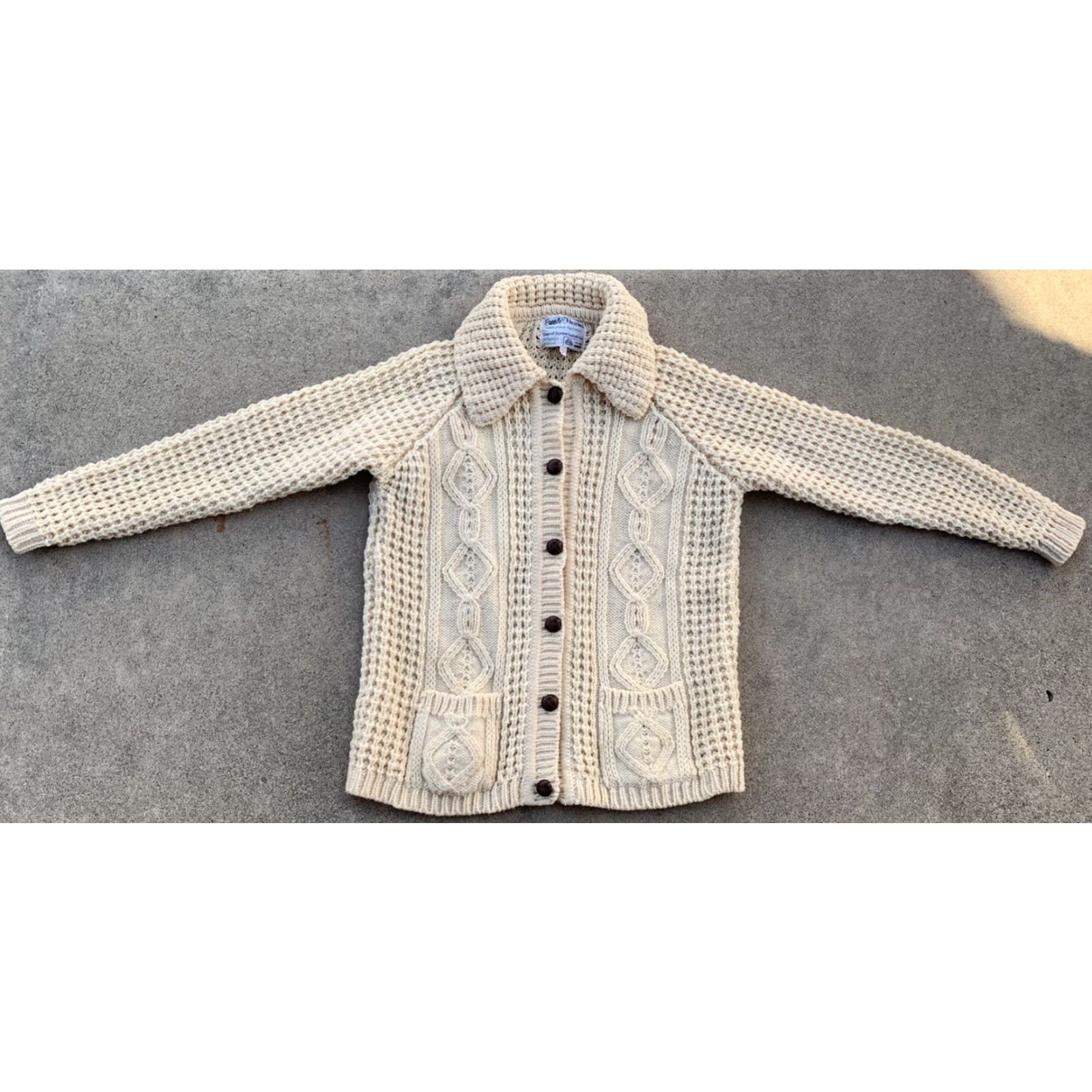 Gap VINTAGE Purple Heather hand loomed sweater Gap of Dunloe Industries 42 Size M / US 6-8 / IT 42-44 - 6 Thumbnail