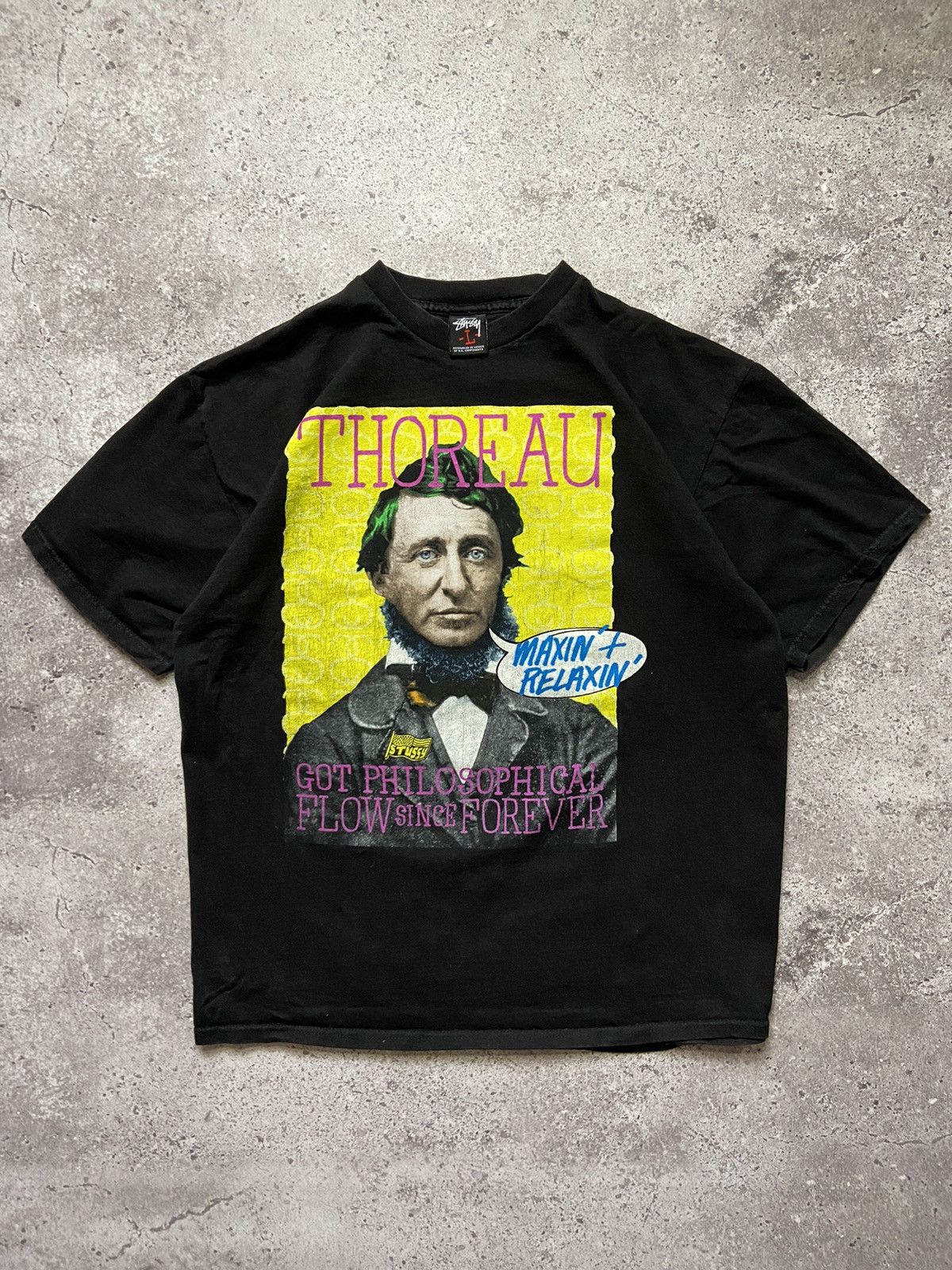 Tee Thoreau STUSSY】Stussy Great 【OLD Minds
