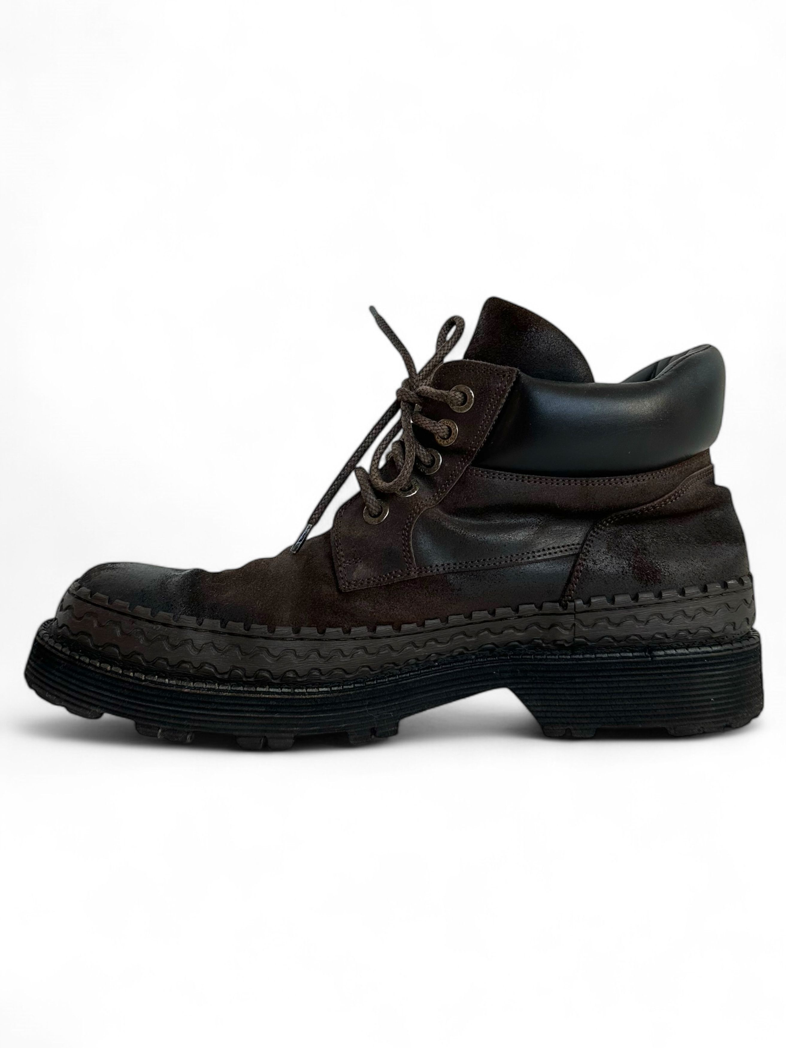 Dolce & Gabbana Main Line Dolce & Gabbana Leather Lace Up Boots Size US 10.5 / EU 43-44 - 2 Thumbnail