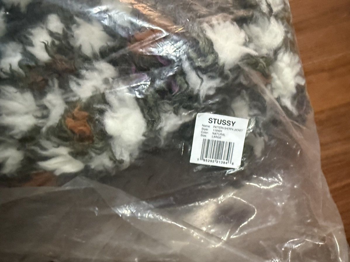 Stussy Stussy Pattern Sherpa Jacket Men’s Size Large Natural new Size US L / EU 52-54 / 3 - 10 Thumbnail