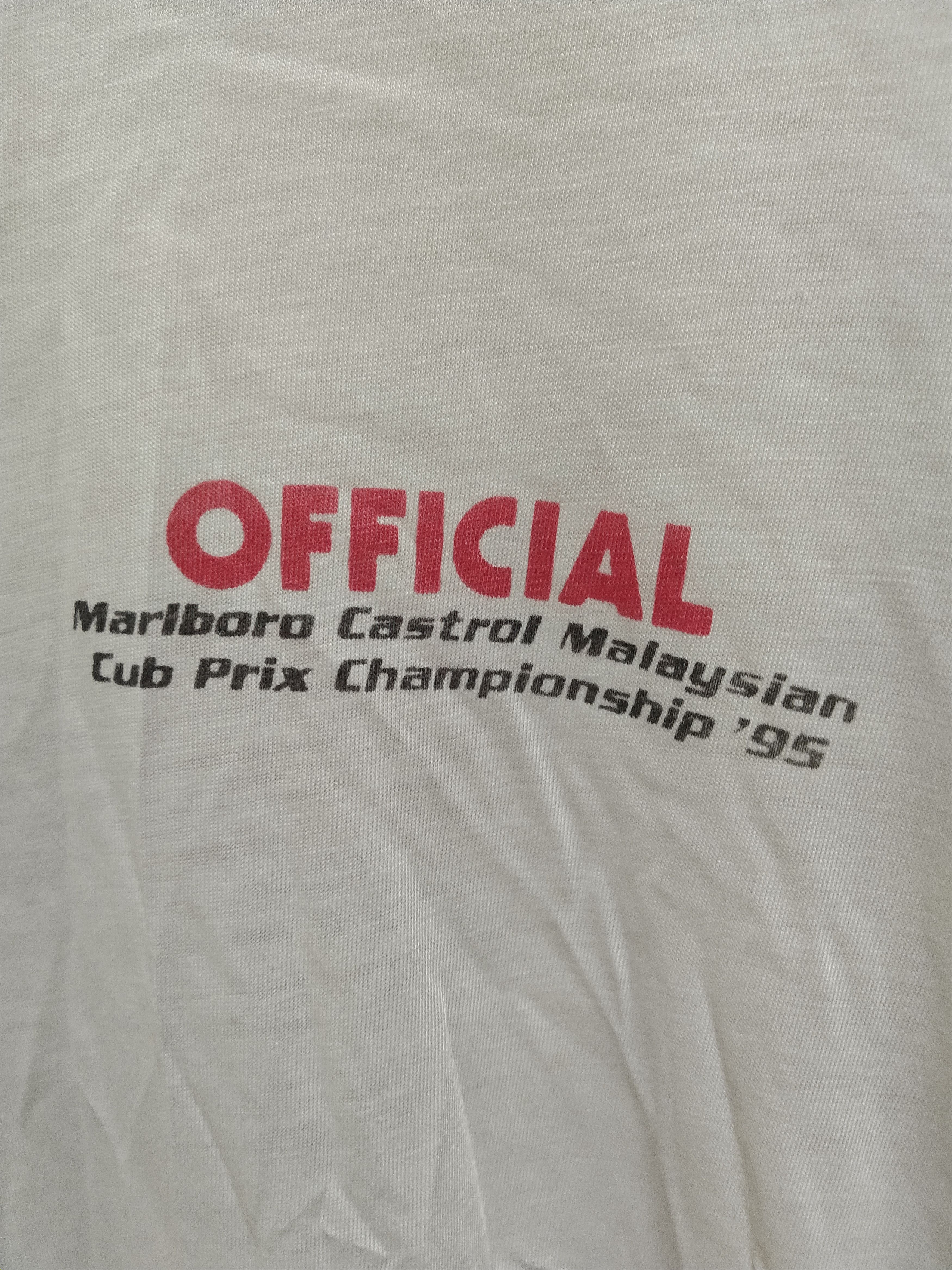 Marlboro Vintage Official Marlboro Castrol Malaysian Cup prix Size US M / EU 48-50 / 2 - 4 Thumbnail