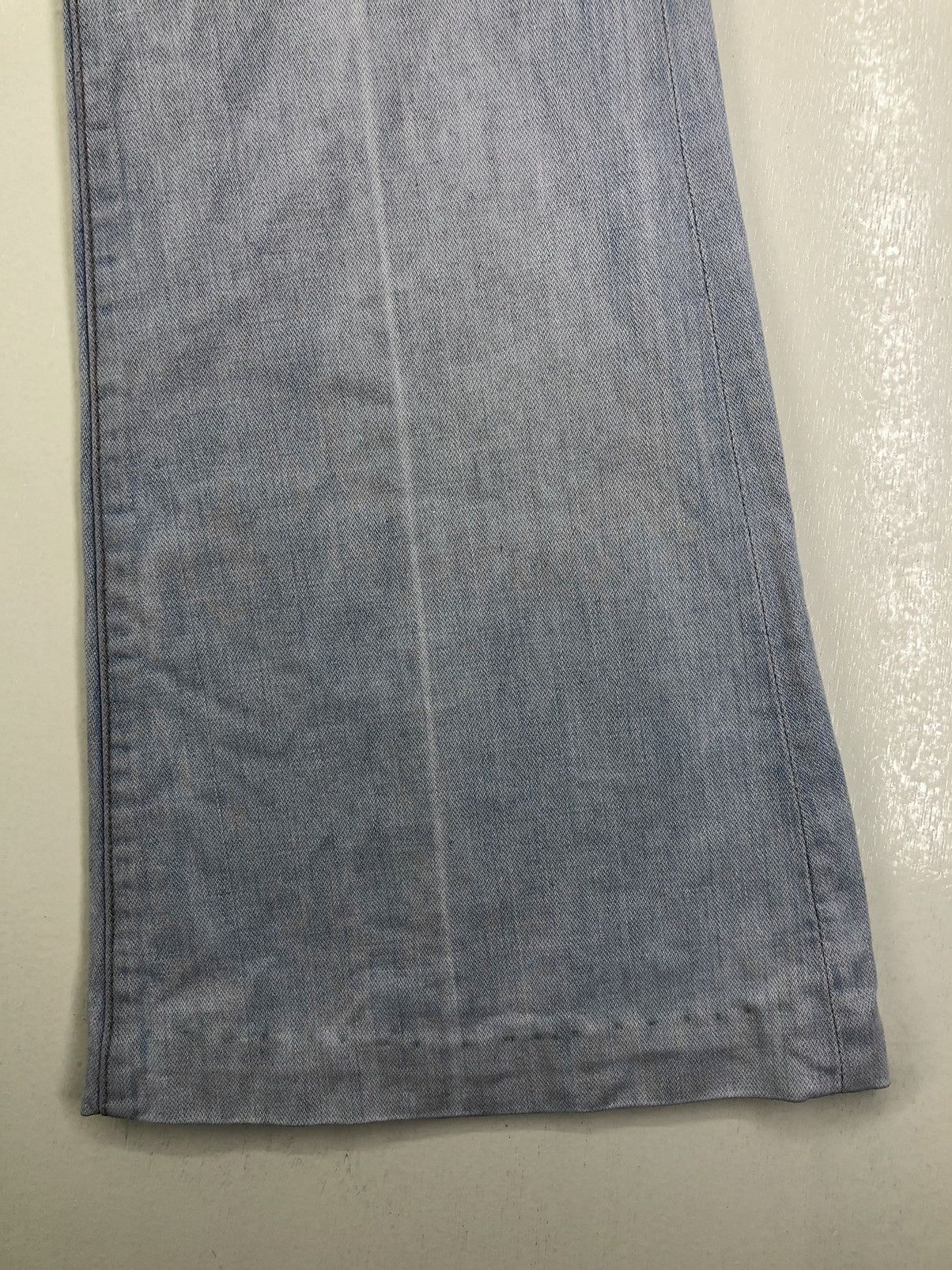 Wrangler Vintage Wrangler Super Flared Light Wash Bush Pants Size US 26 / EU 42 - 11 Thumbnail