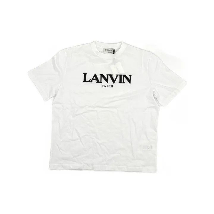 Lanvin Lanvin SS22 Printed Letter Short Sleeve T-Shirt -2507 Size US L / EU 52-54 / 3 - 2 Thumbnail