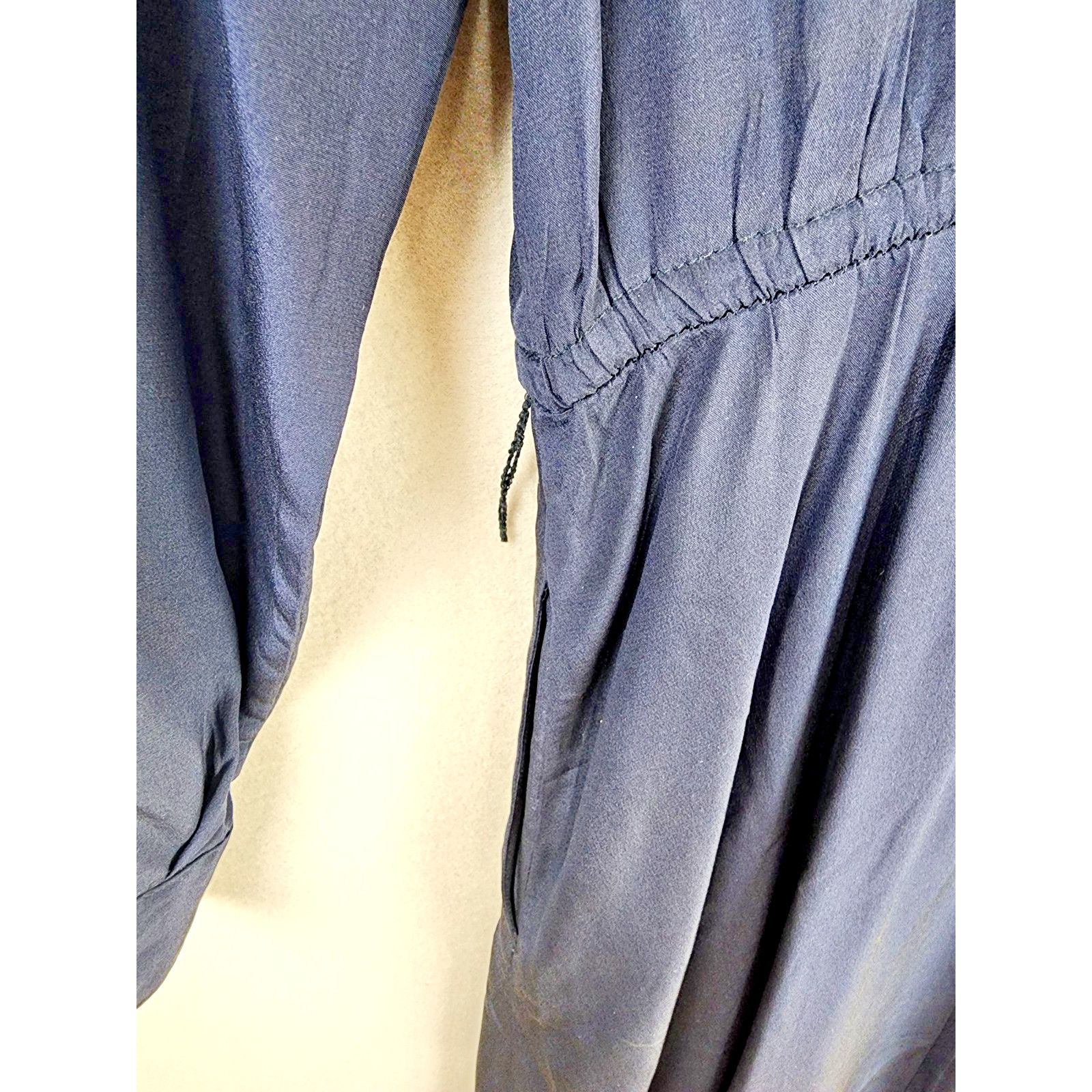 Other Talbots 100% Silk Navy Shirt Dress Size 10 Collared Button Size L / US 10 / IT 46 - 8 Thumbnail
