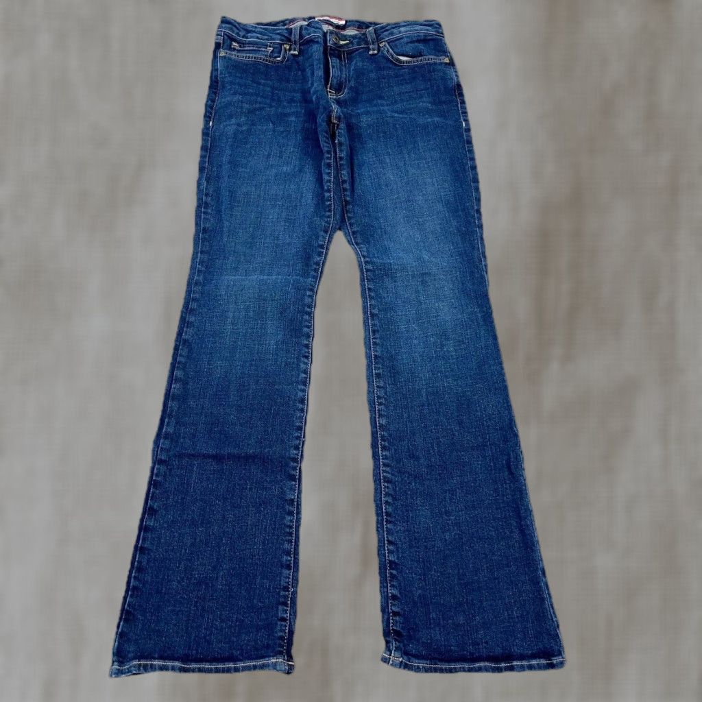 Tommy Hilfiger VINTAGE Tommy Hilfiger Jeans Women 8 Boot Cut Dark Wash Y2K 2000s Millennium Size 30" / US 8 / IT 44 - 1 Thumbnail