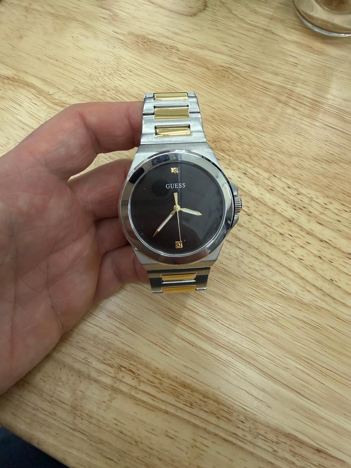 Guess Guess Men's Wristwatch Vinyl GW0833G3 Stainless Steel Size ONE SIZE - 4 Thumbnail