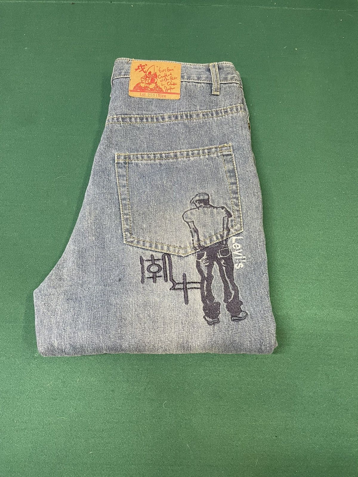 Levi's Evisu Japan Lot 2501 Jeans — Handcrafted Osaka Denim (31) Size US 31 - 1 Thumbnail