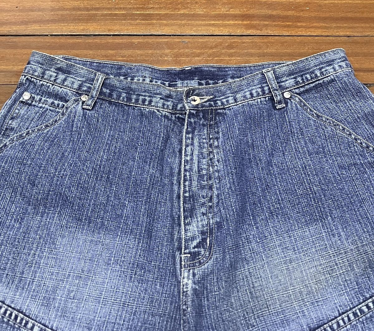 Think Skateboards × Vintage Rare Vintage Thinks Skateboarding Jorts Baggy Jeans 1990s Size US 38 / EU 54 - 3 Thumbnail