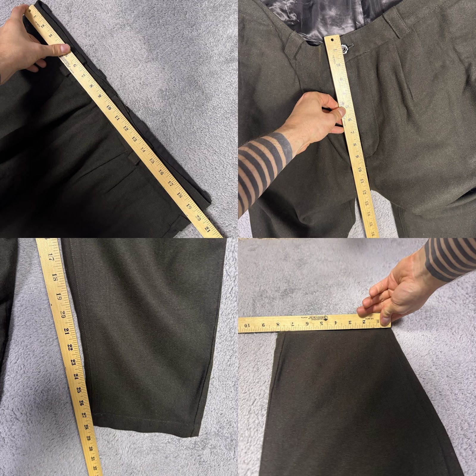G-Star G-Star Raw Pants Mens 40x32 Varve Relaxed Chino Trousers Wool Cinchback Banished Size US 40 / EU 56 - 8 Thumbnail