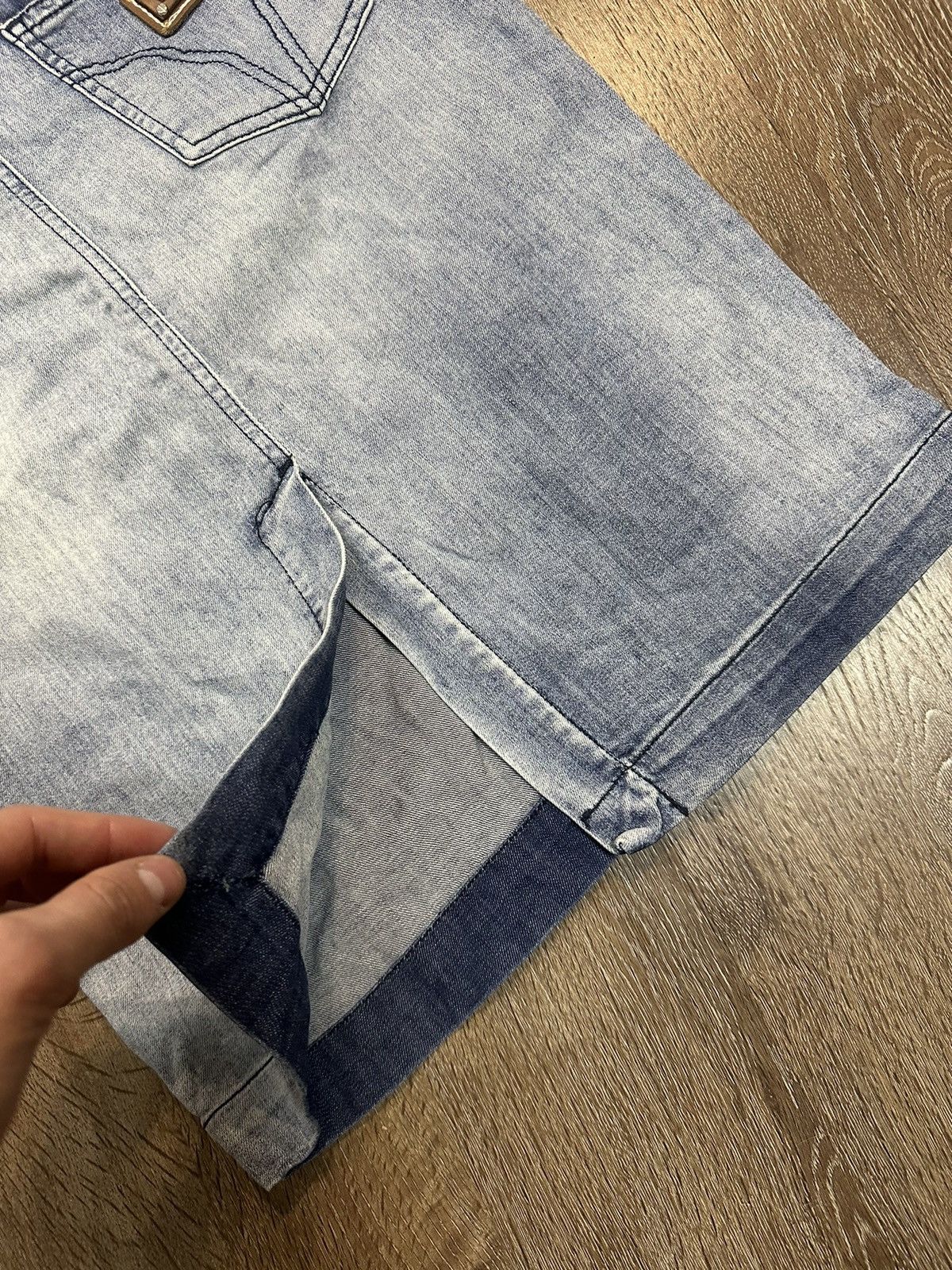 Dolce & Gabbana × Vintage Vintage Dolce&Gabbana Jeans Skirt Luxury Size 29" - 4 Thumbnail