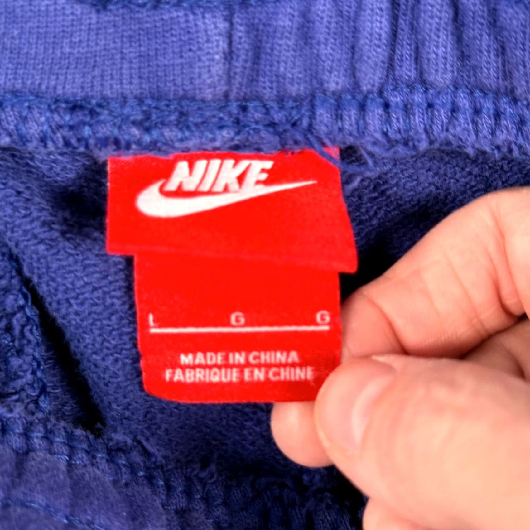 Nike Nike Tech Fleece Mens Large Shorts Sportwear Gym Zippered Pockets Blue Size US 33 - 3 Thumbnail