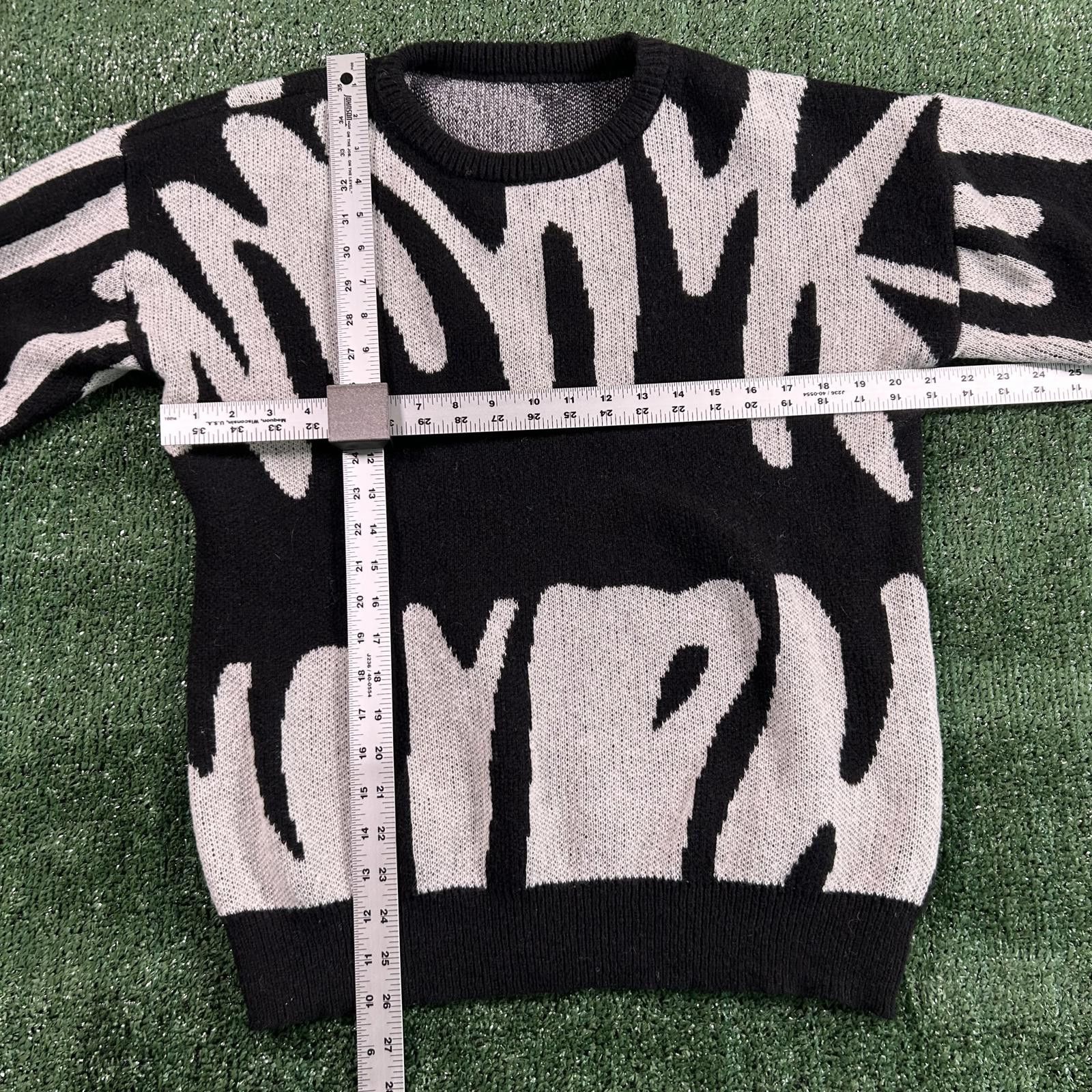 Other Men’s Black and White Patterned Sweater size m Size US M / EU 48-50 / 2 - 2 Thumbnail
