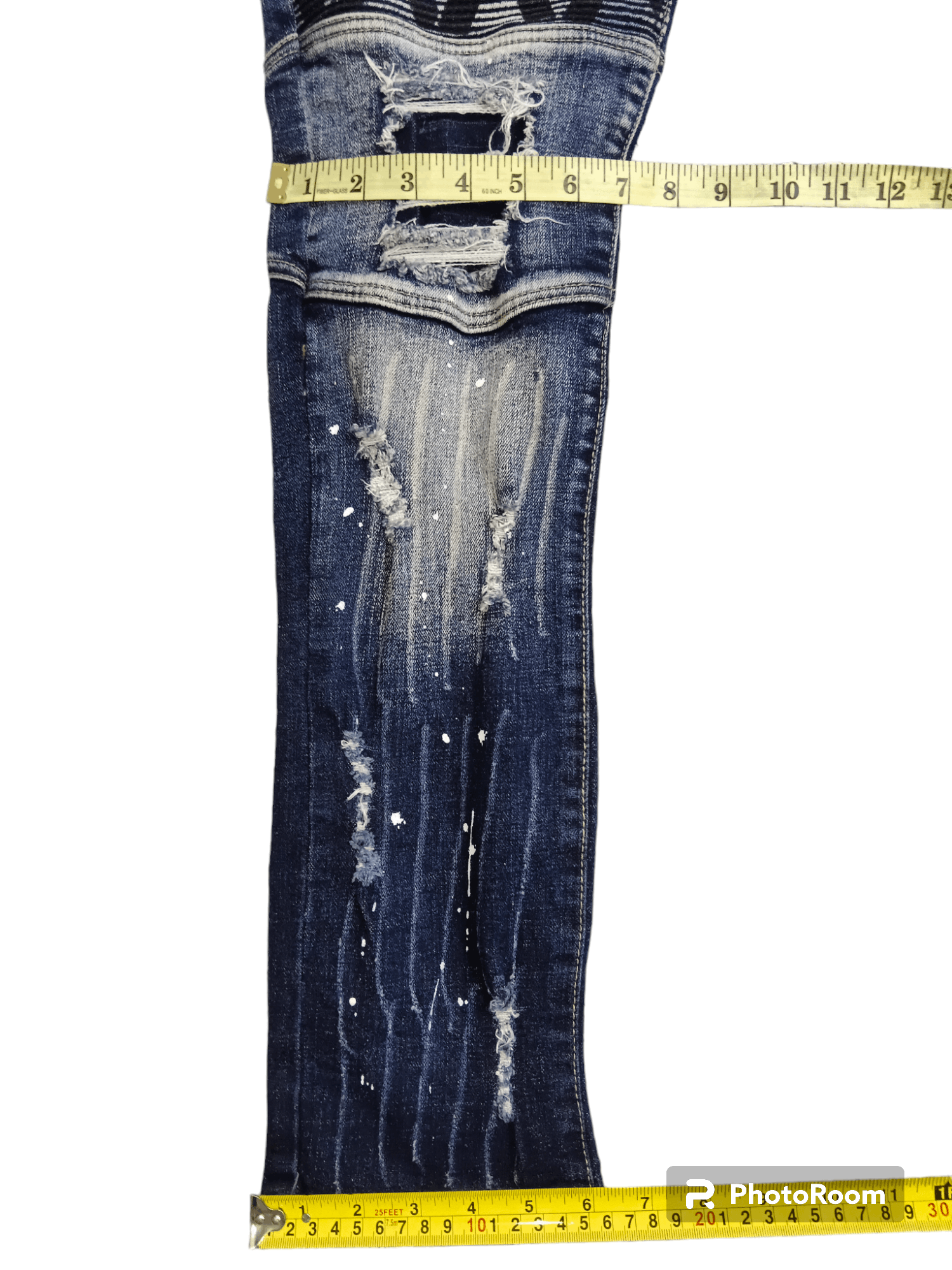 Other Rare💥💥Custom Balmain Elastane Biker Denim Size US 32 / EU 48 - 17 Thumbnail