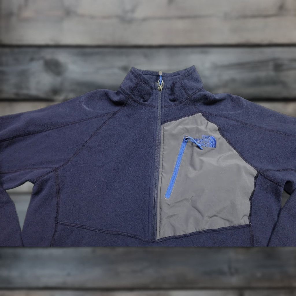 The North Face The North Face Sweater Mens Large Pullover 1/4 Zip Fleece Blue Christmas? Size US L / EU 52-54 / 3 - 1 Thumbnail