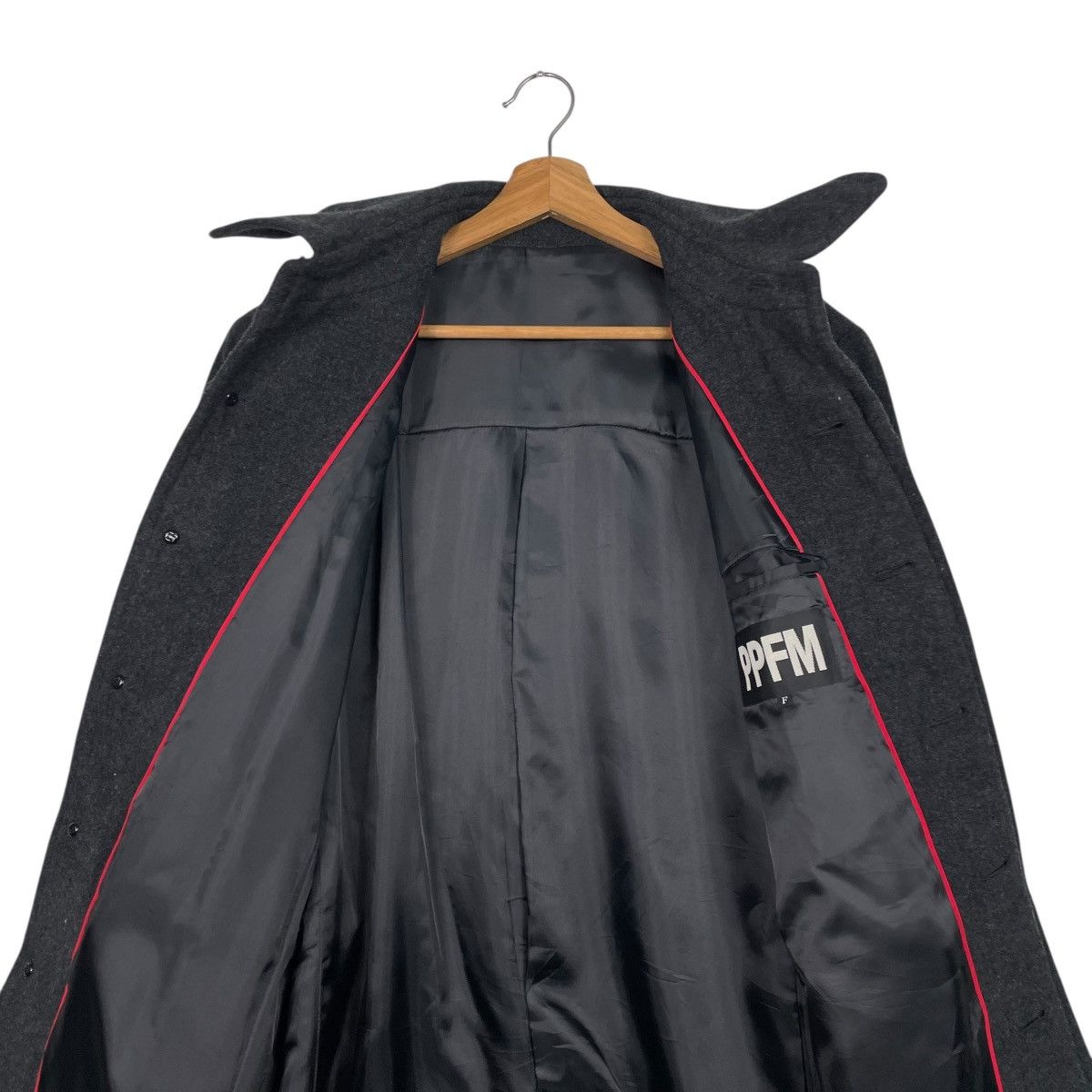 PPFM PPFM Black Wool Coat Size US M / EU 48-50 / 2 - 13 Thumbnail