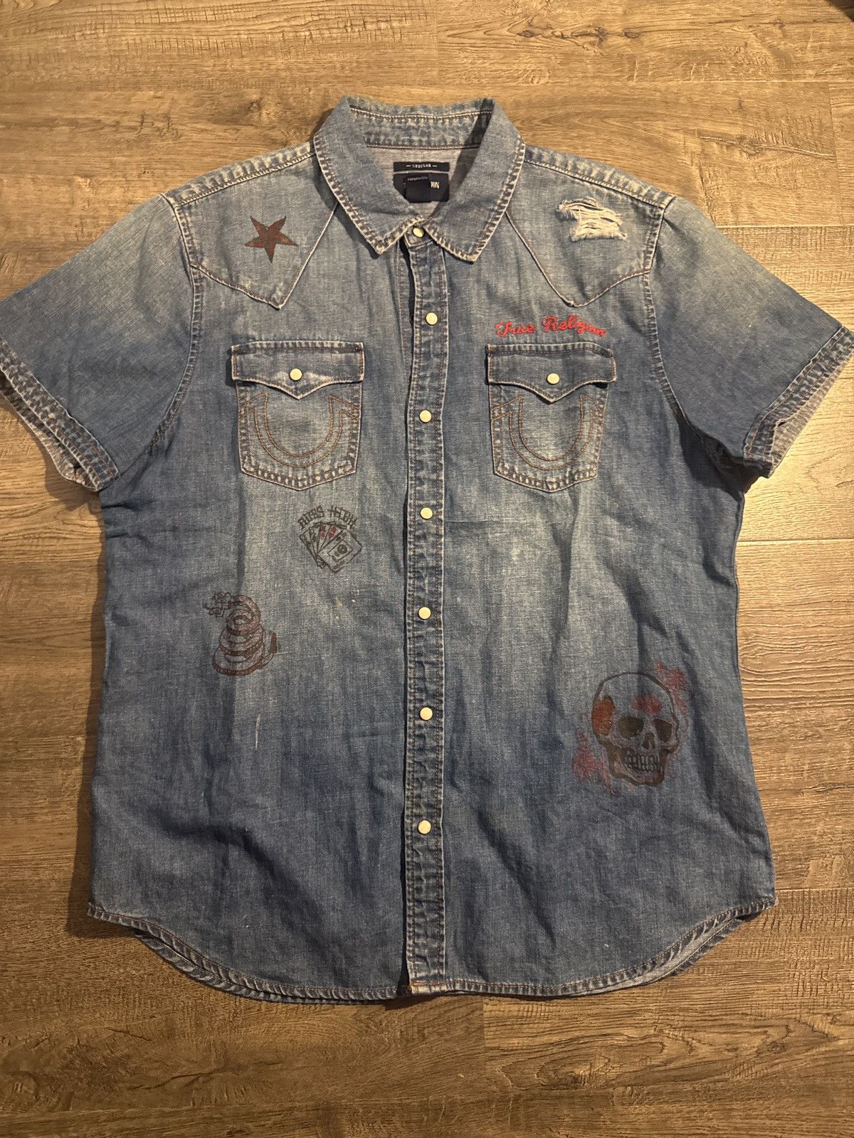 True Religion Western button up shirt Size US XL / EU 56 / 4 - 1 Thumbnail