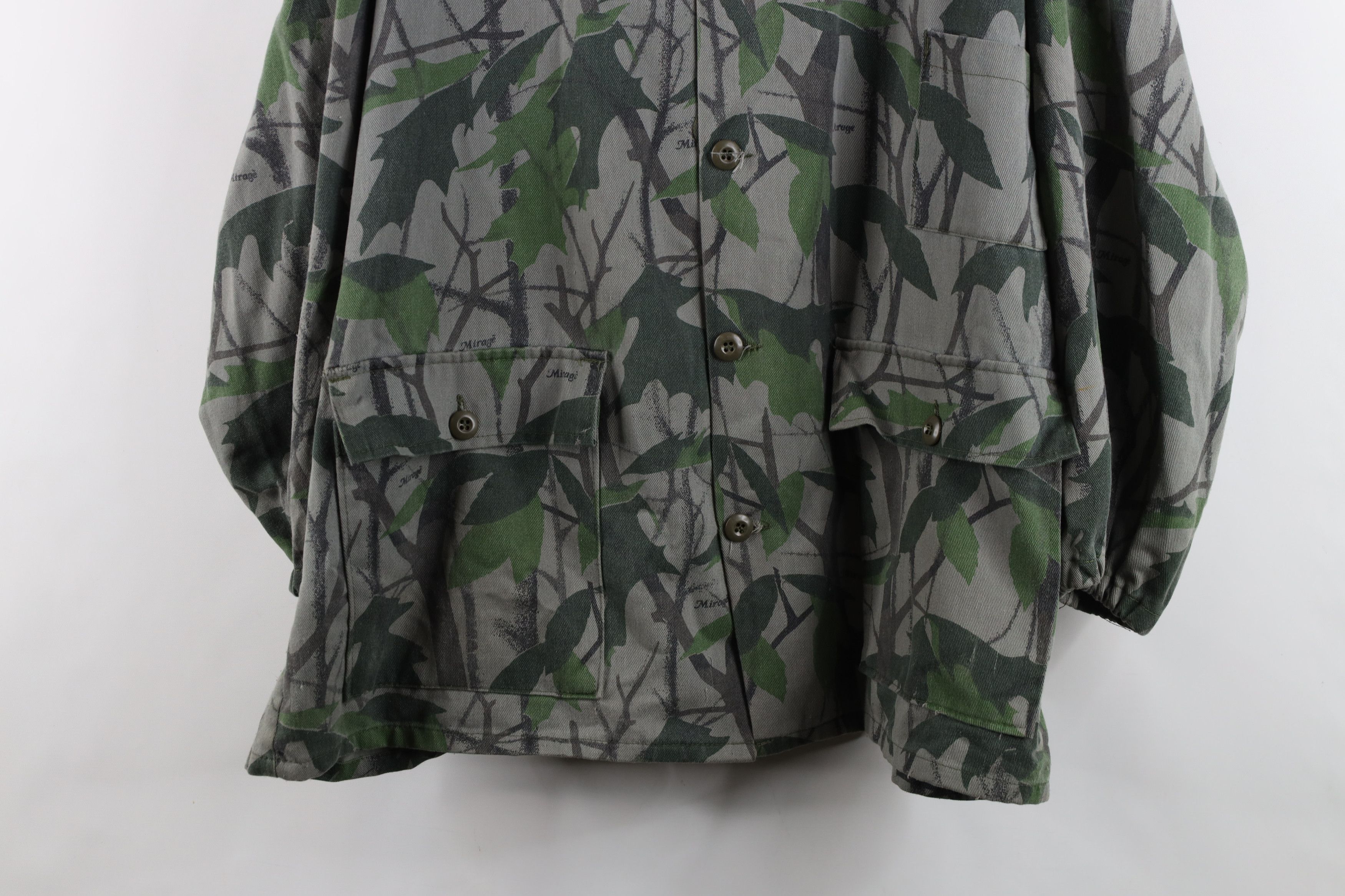 Vintage Vintage 80s 90s Streetwear Camouflage Field Shirt Jacket USA Size US XXL / EU 58 / 5 - 3 Thumbnail