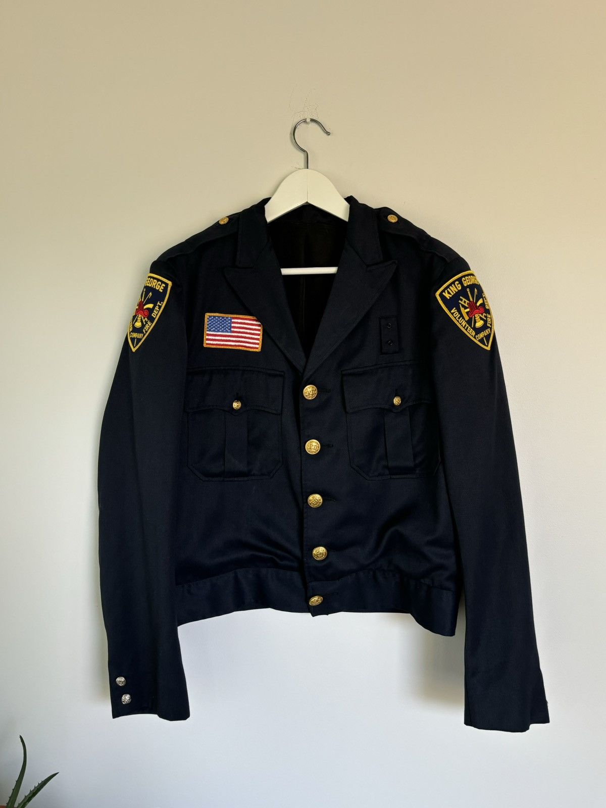 Vintage Vintage Firefighter Jacket Capitol Uniforms Cropped Blazer Size 44R - 10 Thumbnail