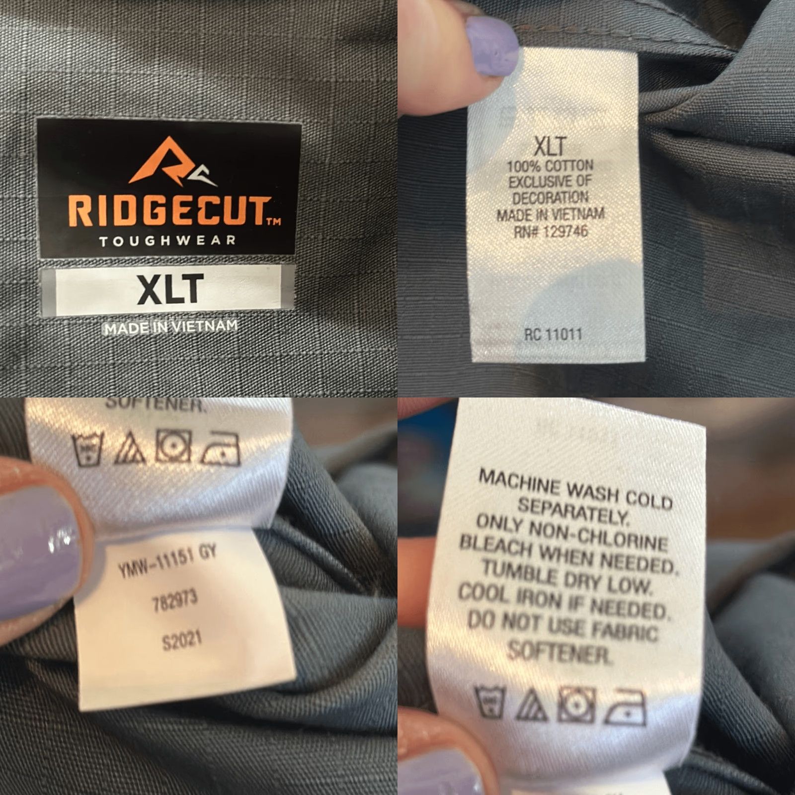 Vintage Ridgecut Shacket Shirt Jacket Grey XL Mens Size US XL / EU 56 / 4 - 8 Thumbnail