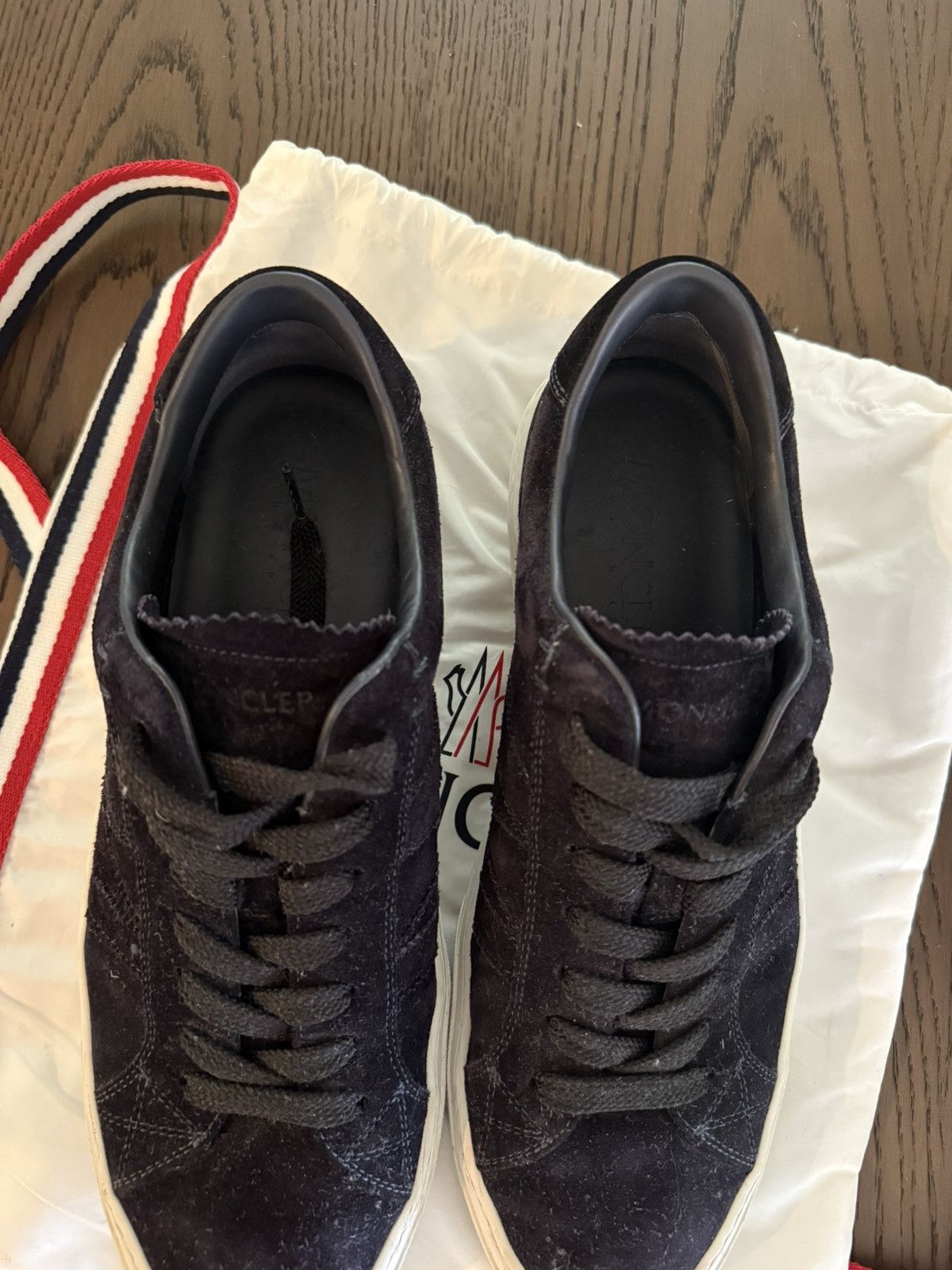 Moncler Moncler M Navy Suede Sneakers Size US 11 / EU 44 - 4 Thumbnail