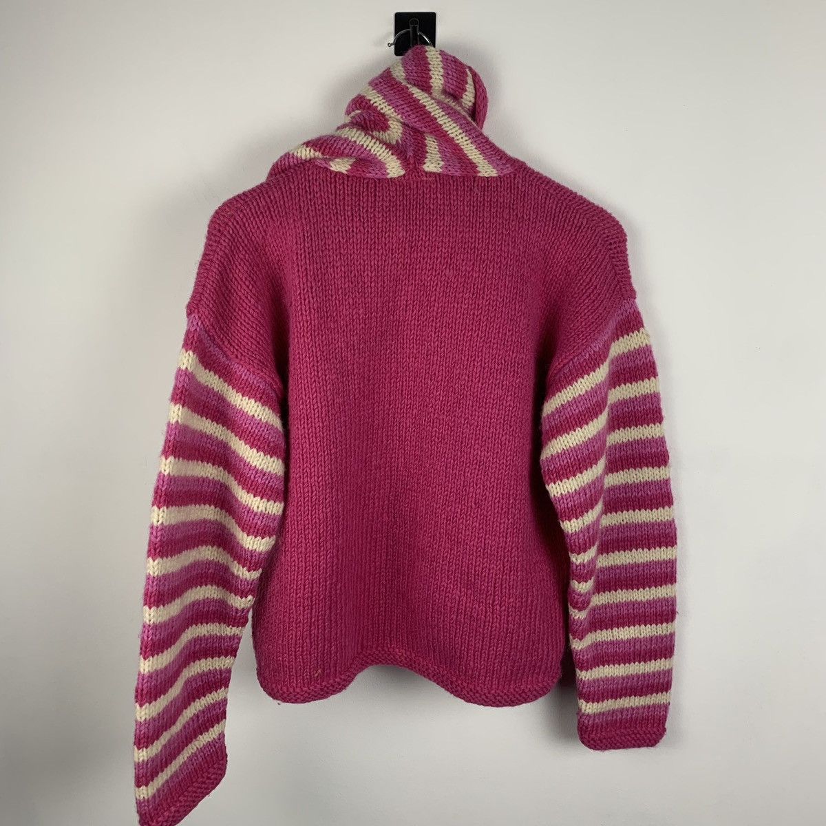 Other Vintage Y2K Pachamama Hand Knit Wool Jacket Full Zip OneSize Size US XXL / EU 58 / 5 - 12 Thumbnail