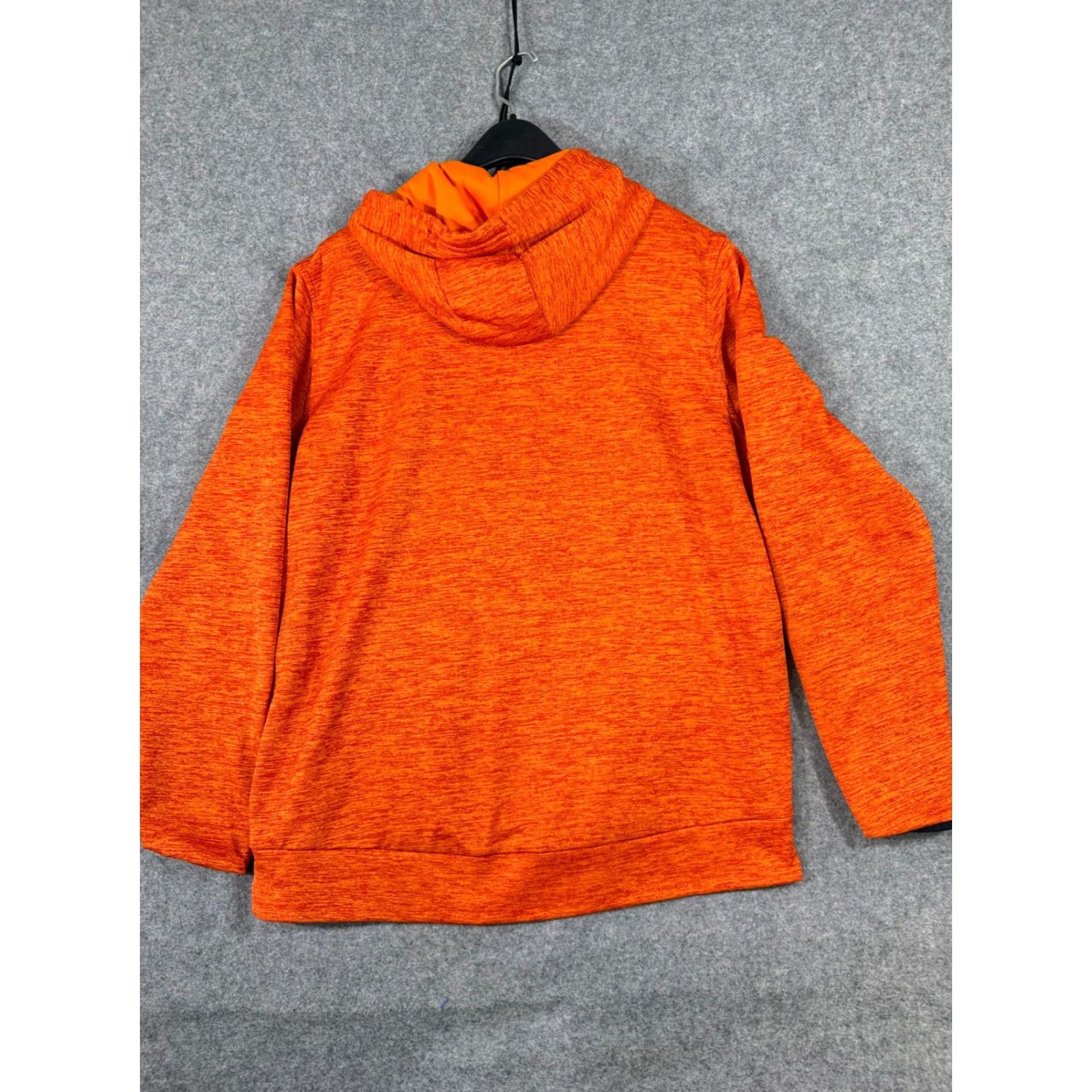 Under Armour Under Armour Hooded Sweatshirt Mens L Orange Fleece Coldgear Loose Drawstring Pullover Pockets Logo Size US L / EU 52-54 / 3 - 6 Thumbnail