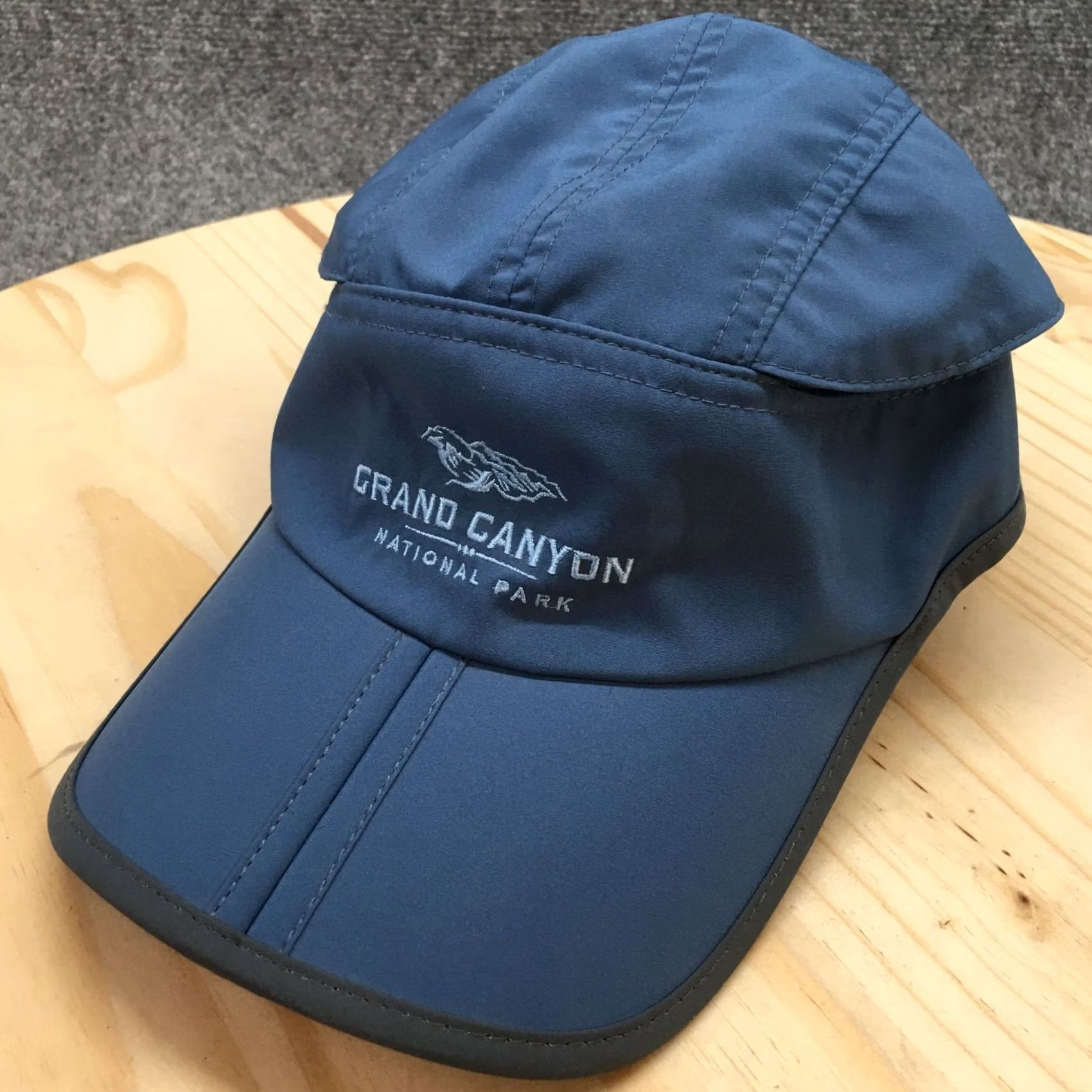Vintage Grand Canyon National Park 5 Panel Cap Mens Blue M Curve Brim Embroidered Logo Shirt Hat? Size US M / EU 48-50 / 2 - 2 Thumbnail