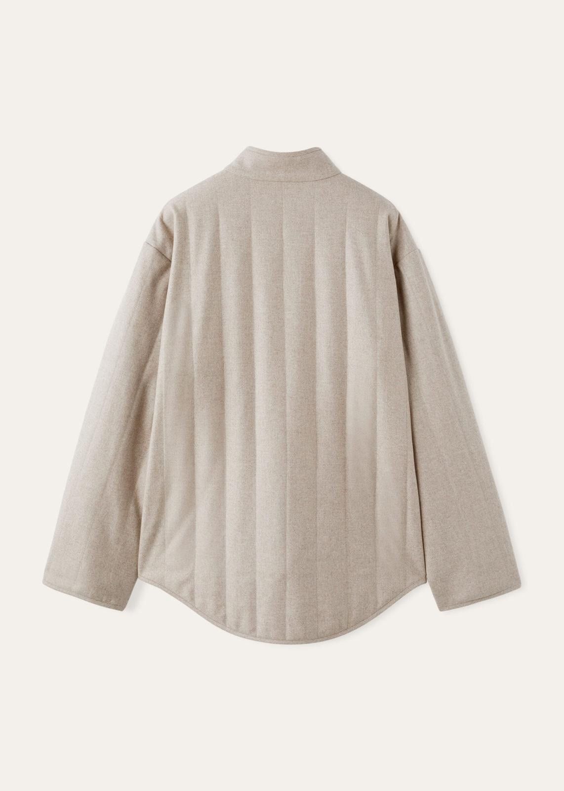 Loro Piana o1srvl11e0125 FAO0555 Briag Jacket in Beige Size L / US 10 / IT 46 - 2 Thumbnail