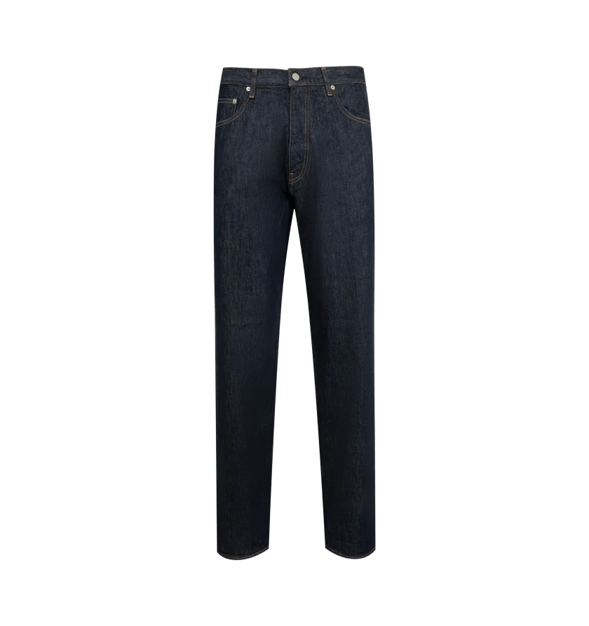 Auralee o1h1sh11225 Hard Twist Denim Wide Pants in Nevy Blue Size US 34 / EU 50 - 1 Thumbnail