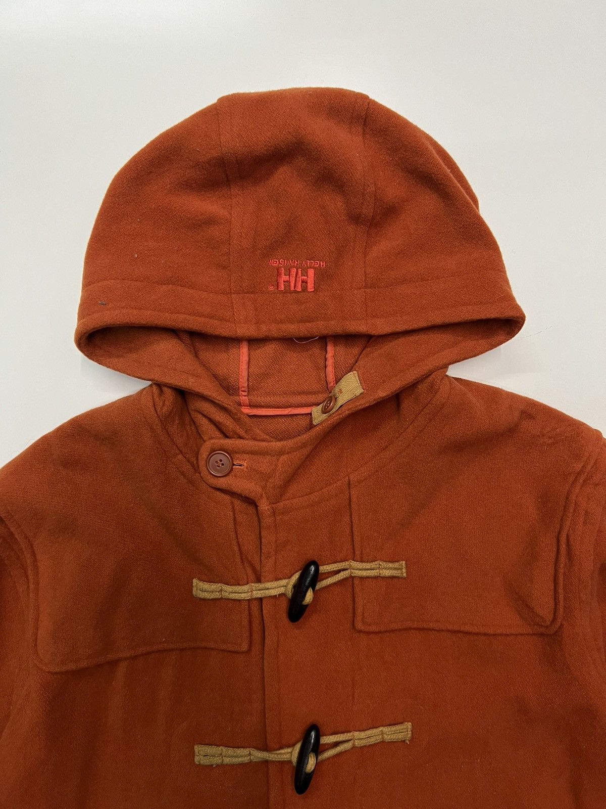 Helly Hansen 🔥HELLY HANSEN DUFFLE COAT WITH HOODIE Size US L / EU 52-54 / 3 - 5 Thumbnail