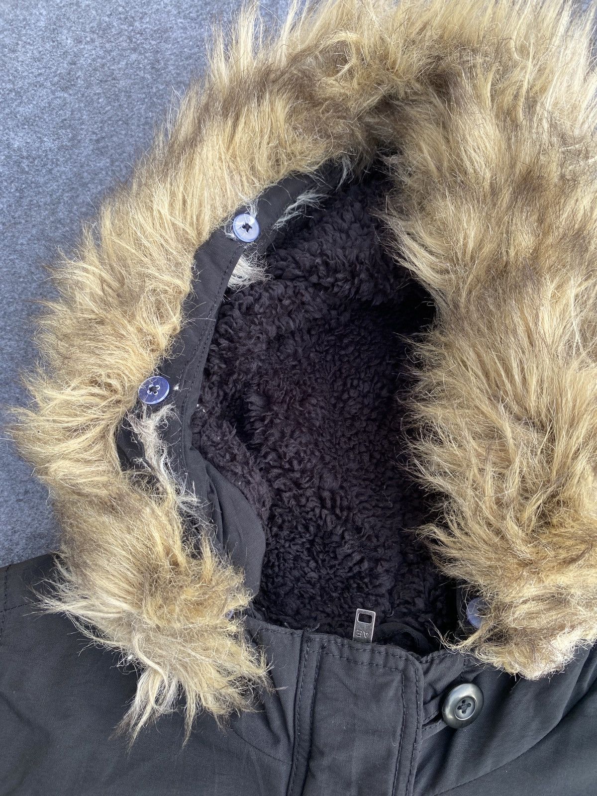 American Eagle Outfitters America eagle Faux Fur Trim Hooded Parka Jacket Size M / US 6-8 / IT 42-44 - 8 Thumbnail