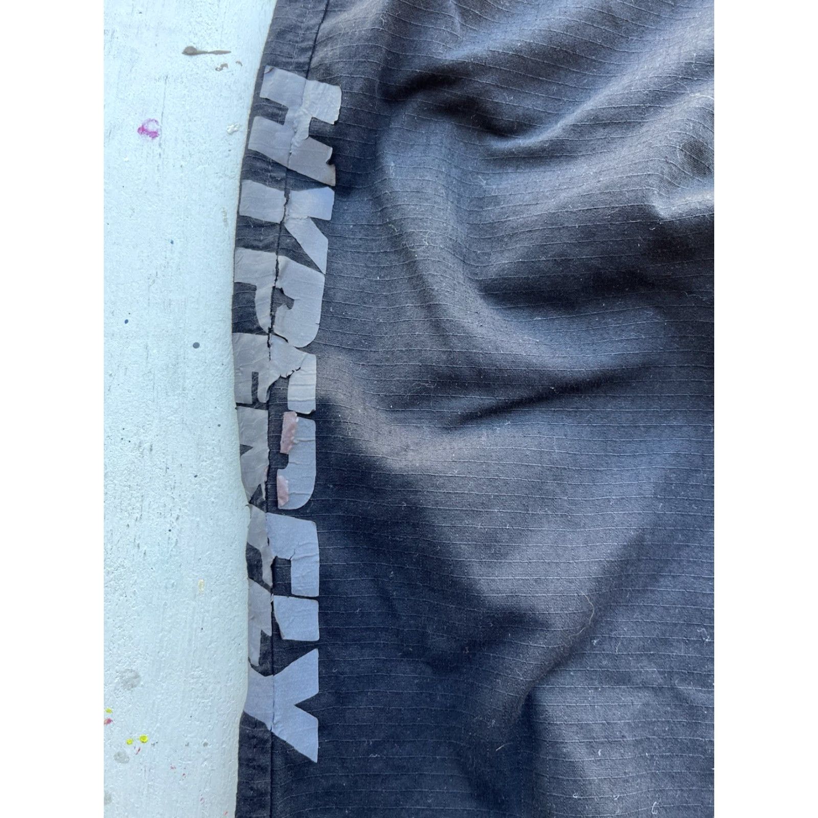 Vintage HYPERFLY Joggers Black Solid XL Stretch Active Gym MMA Jiu Jitsu Nylon BBJ Men’s Pants Tapered Size US 36 / EU 52 - 4 Thumbnail