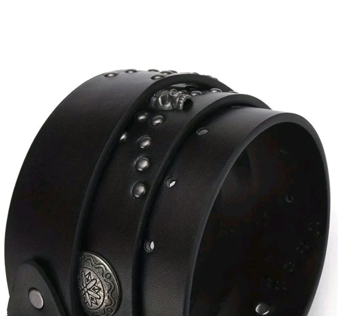 Japanese Brand 💥Skeleton Punk rock streetwear Japanese style belt Size ONE SIZE - 2 Thumbnail