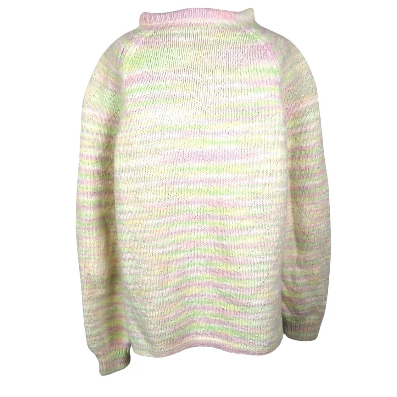 Vintage VINTAGE 80s Marled Knit Pullover Sweater XL Women's Long Sleeve Acrylic Casual Size XL / US 12-14 / IT 48-50 - 4 Thumbnail