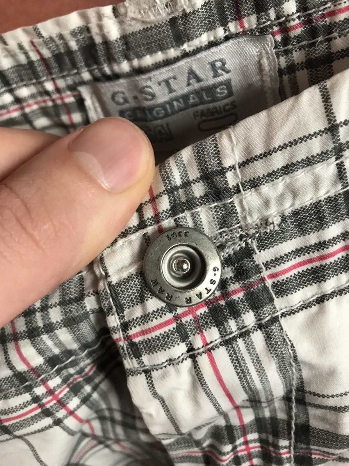 G-Star × Vintage Vintage G Star originals made in USA cargo shorts Size US 33 - 3 Thumbnail