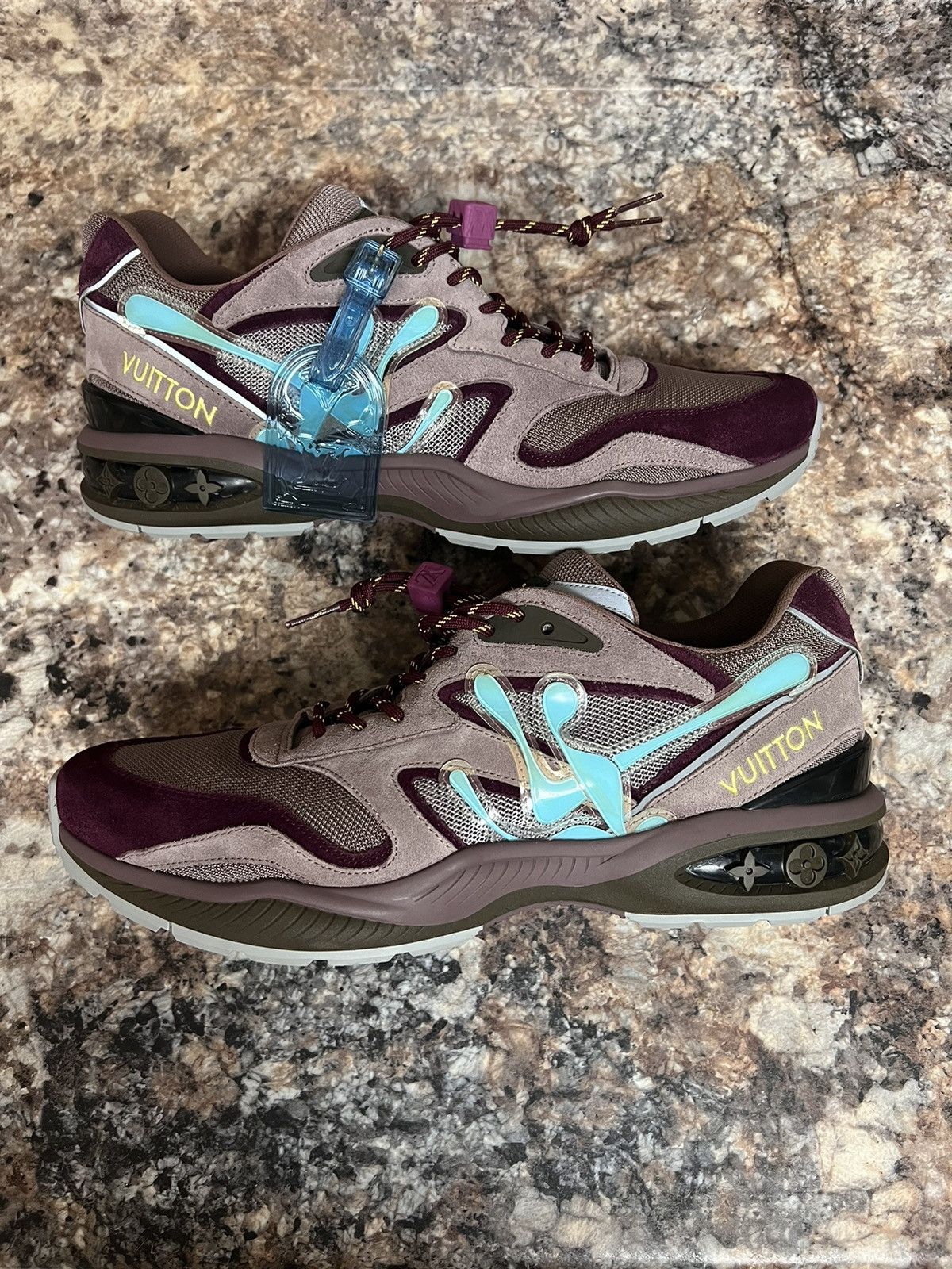 Louis Vuitton Louis Vuitton Trail Trainer sneaker Aubergine 10 LV 11.5 Size US 11.5 / EU 44-45 - 4 Thumbnail