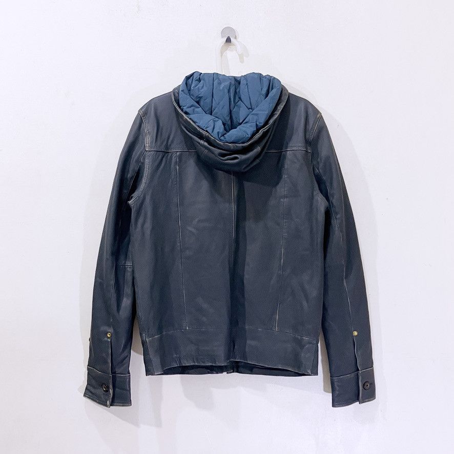G-Star G-STAR RAW – Dryden Hooded Leather Jacket Size US M / EU 48-50 / 2 - 2 Thumbnail