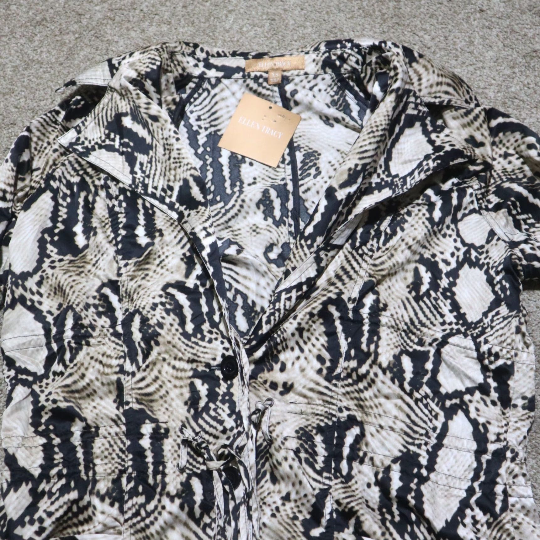Ellen Tracy Ellen Tracy Shirt Women XS Multicolor Button-Up Long Sleeve Size XS / US 0-2 / IT 36-38 - 2 Thumbnail
