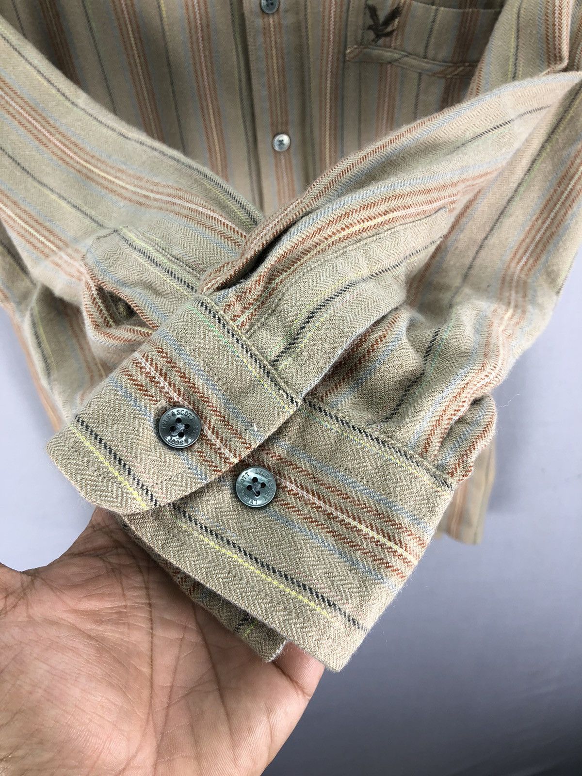 Japanese Brand × Lyle & Scott Vintage Lyle & Scott Black Label Button Ups T-Shirt Size US M / EU 48-50 / 2 - 5 Thumbnail